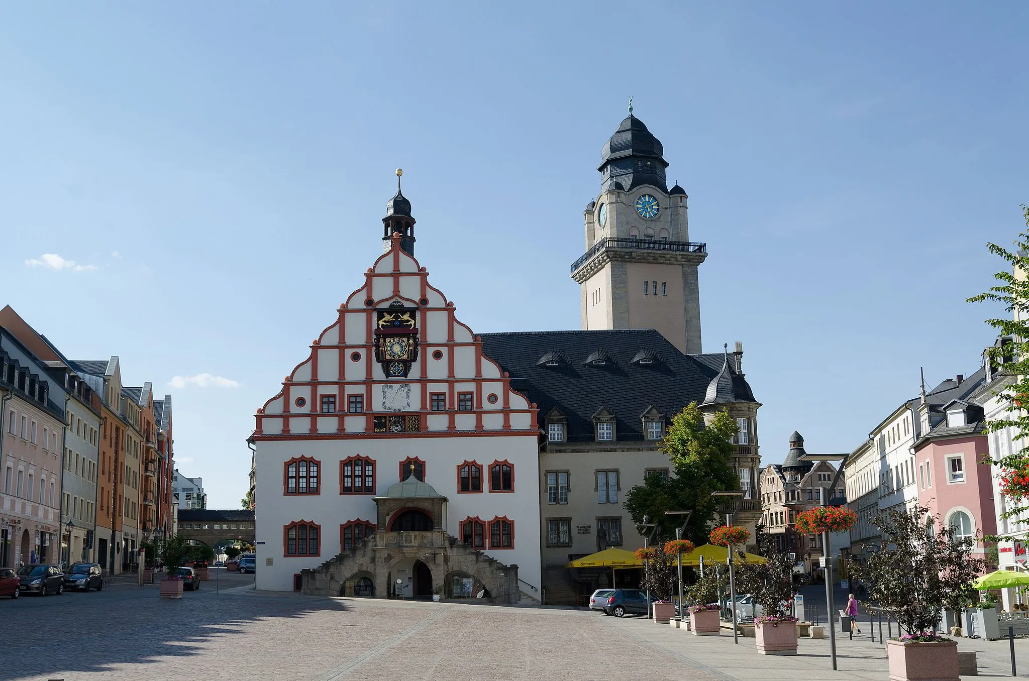 Photo showing: Plauen, Altes und Neues Rathaus