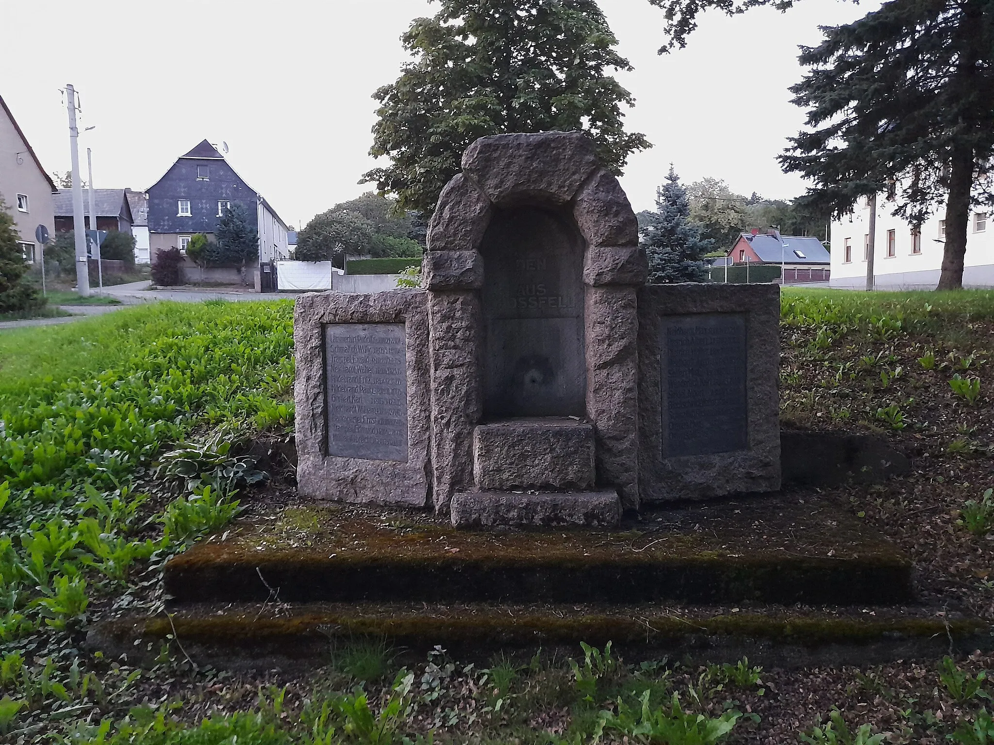 Photo showing: Gefallenendenkmal Erster Weltkrieg (Thoßfell)