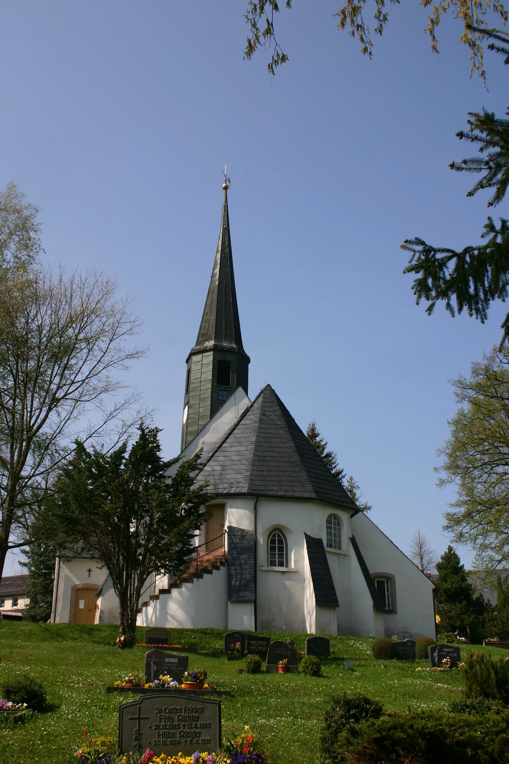Photo showing: Die Dittmannsdorfer Kirche von Osten gesehen