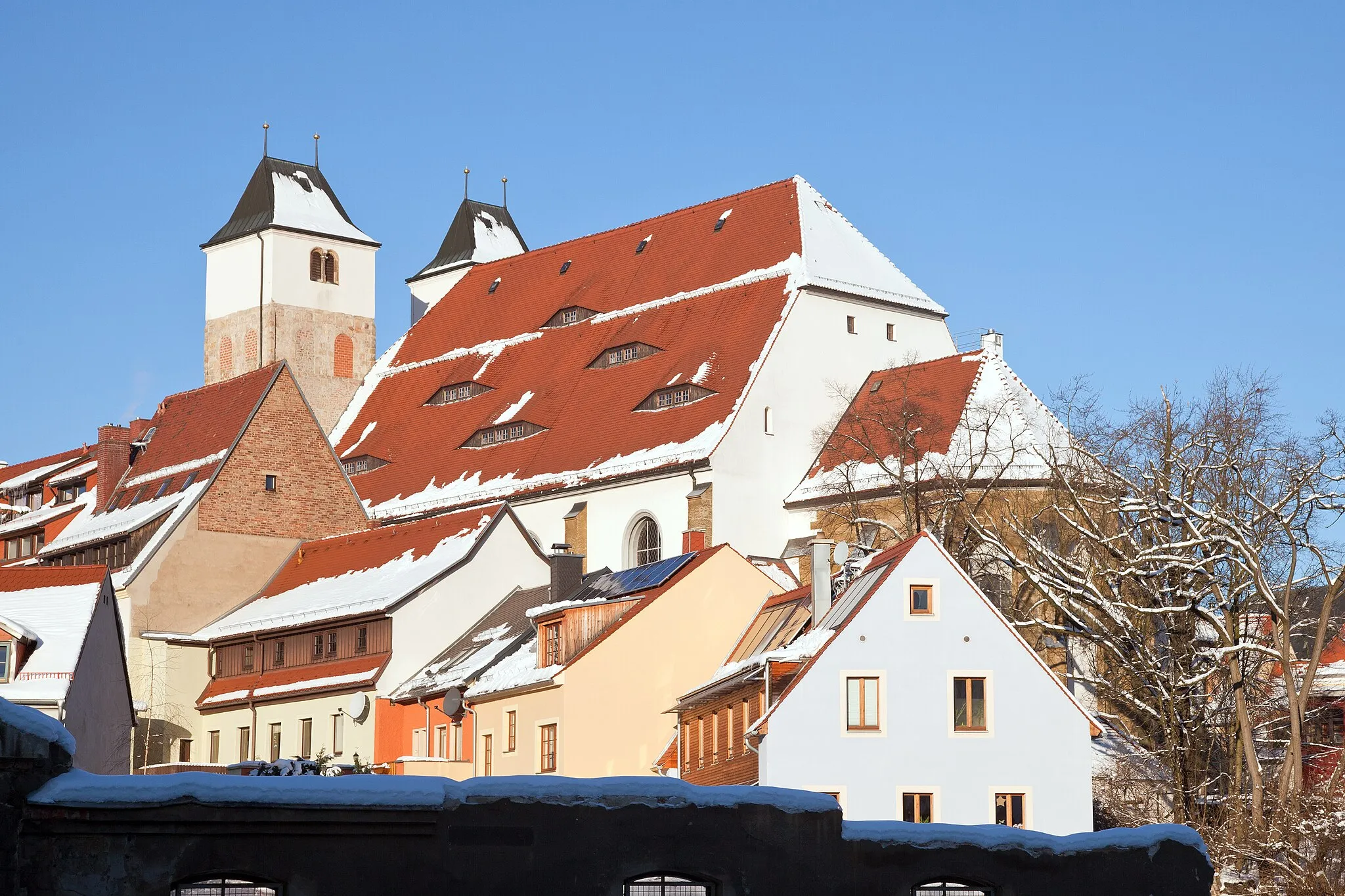 Photo showing: Freiberg, Saxony, church Nikolaikirche