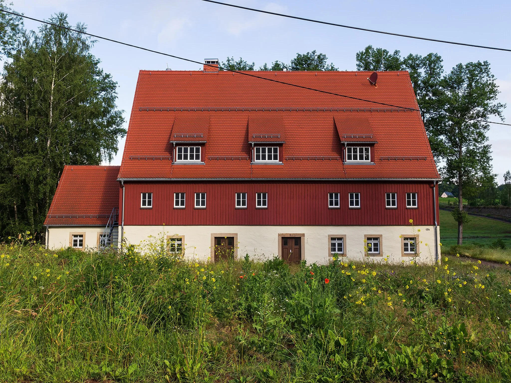 Photo showing: Zug (part of Freiberg, Saxony), Berthelsdorfer Straße 176, cultural heritage monument