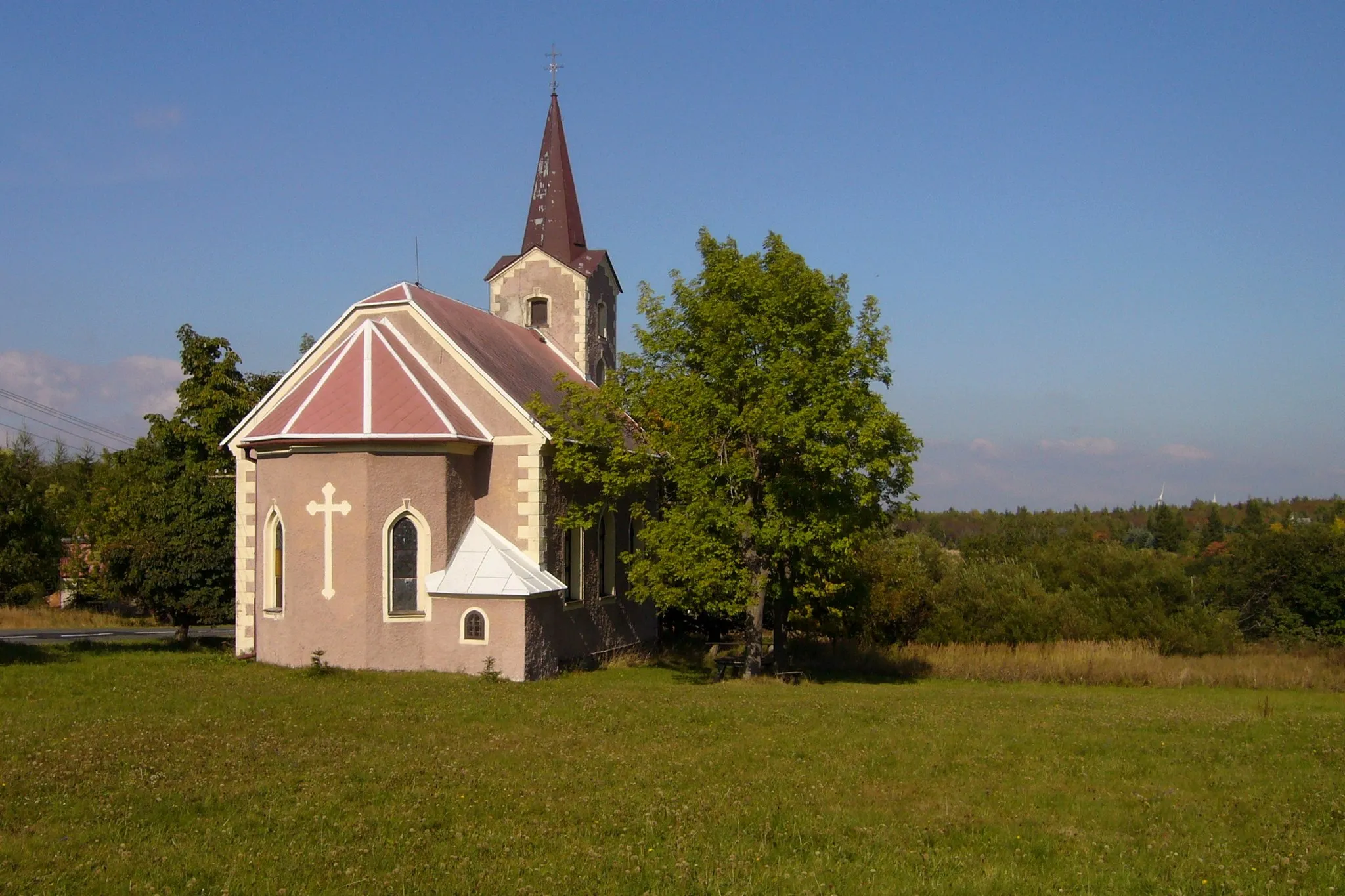 Photo showing: Horní Halže - kostel svaté Terezie