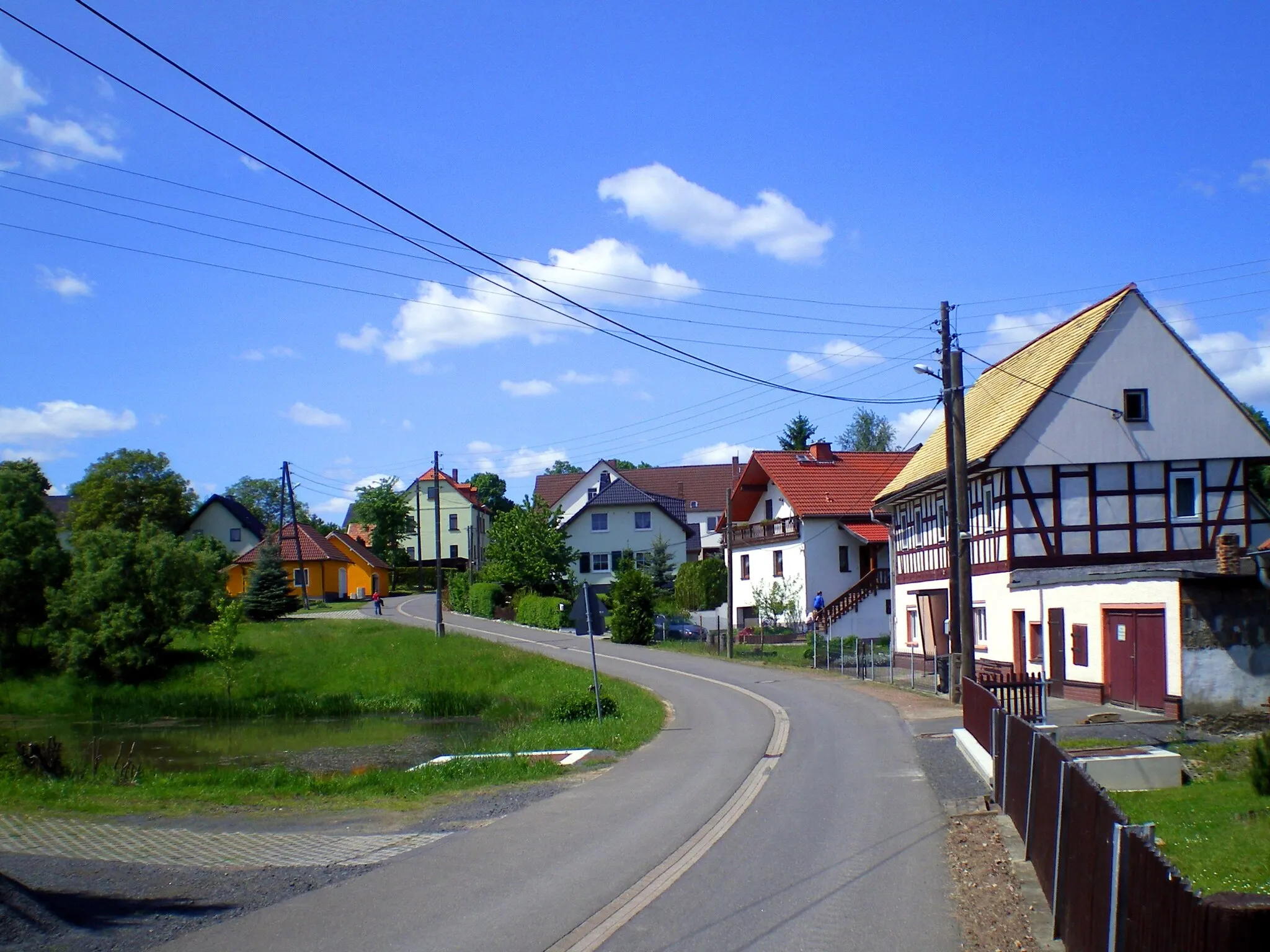 Photo showing: View into Nobitz-Runsdorf near Altenburg/Thuringia