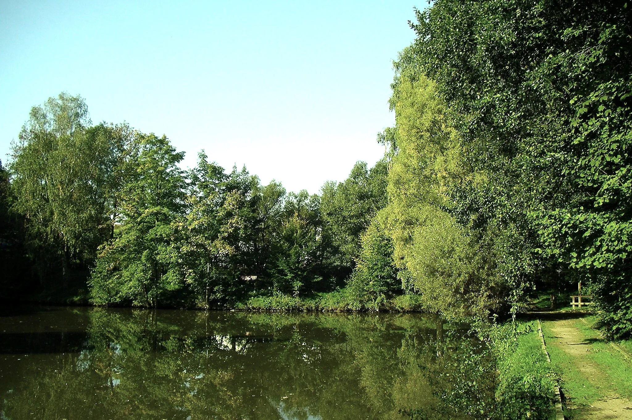 Photo showing: Teiche am Rittergut in Silberstraße/Wilkau-Haßlau