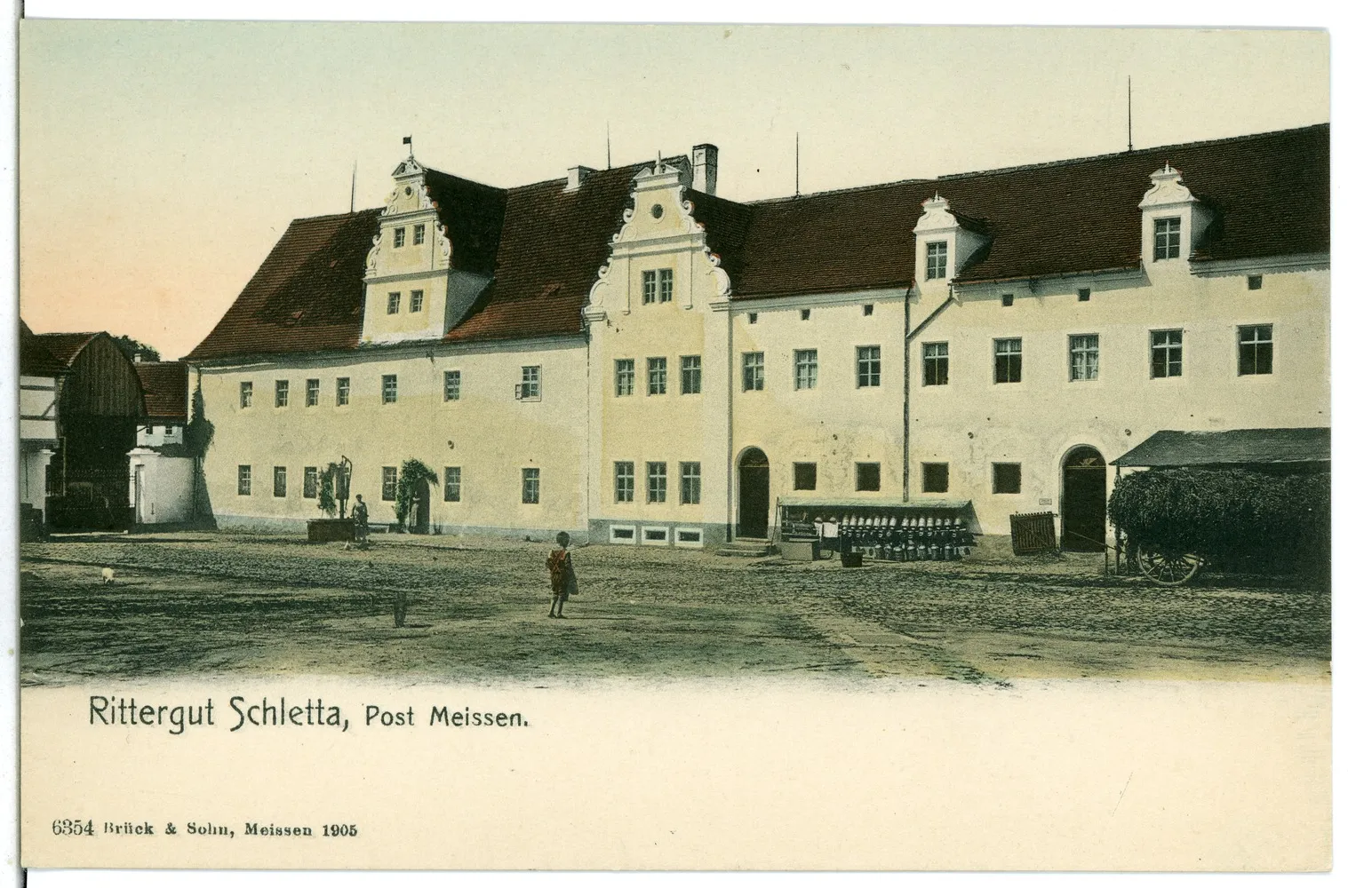 Photo showing: Schletta; Rittergut