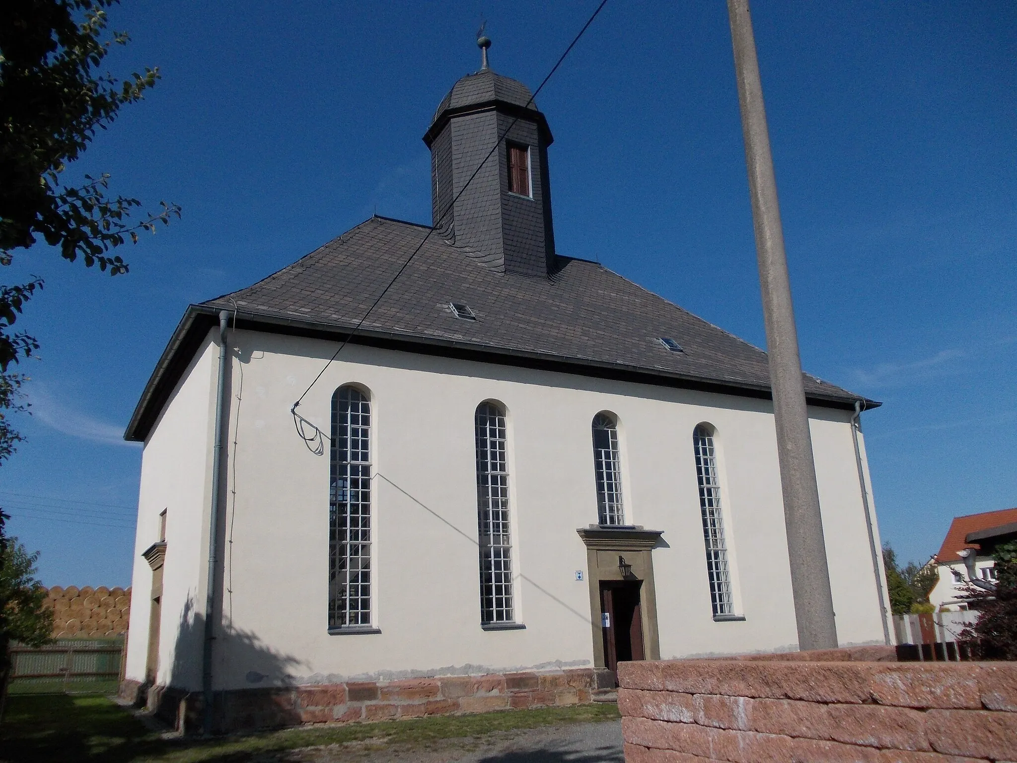 Photo showing: Raitzhain church (Ronneburg, Greiz district, Thuringia)