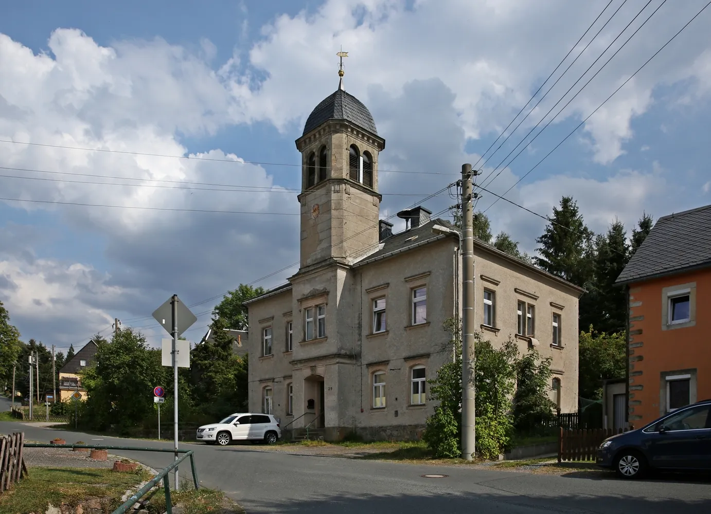 Photo showing: Ammelsdorf (Dippoldiswalde): Blick auf das Gemeindeamt.