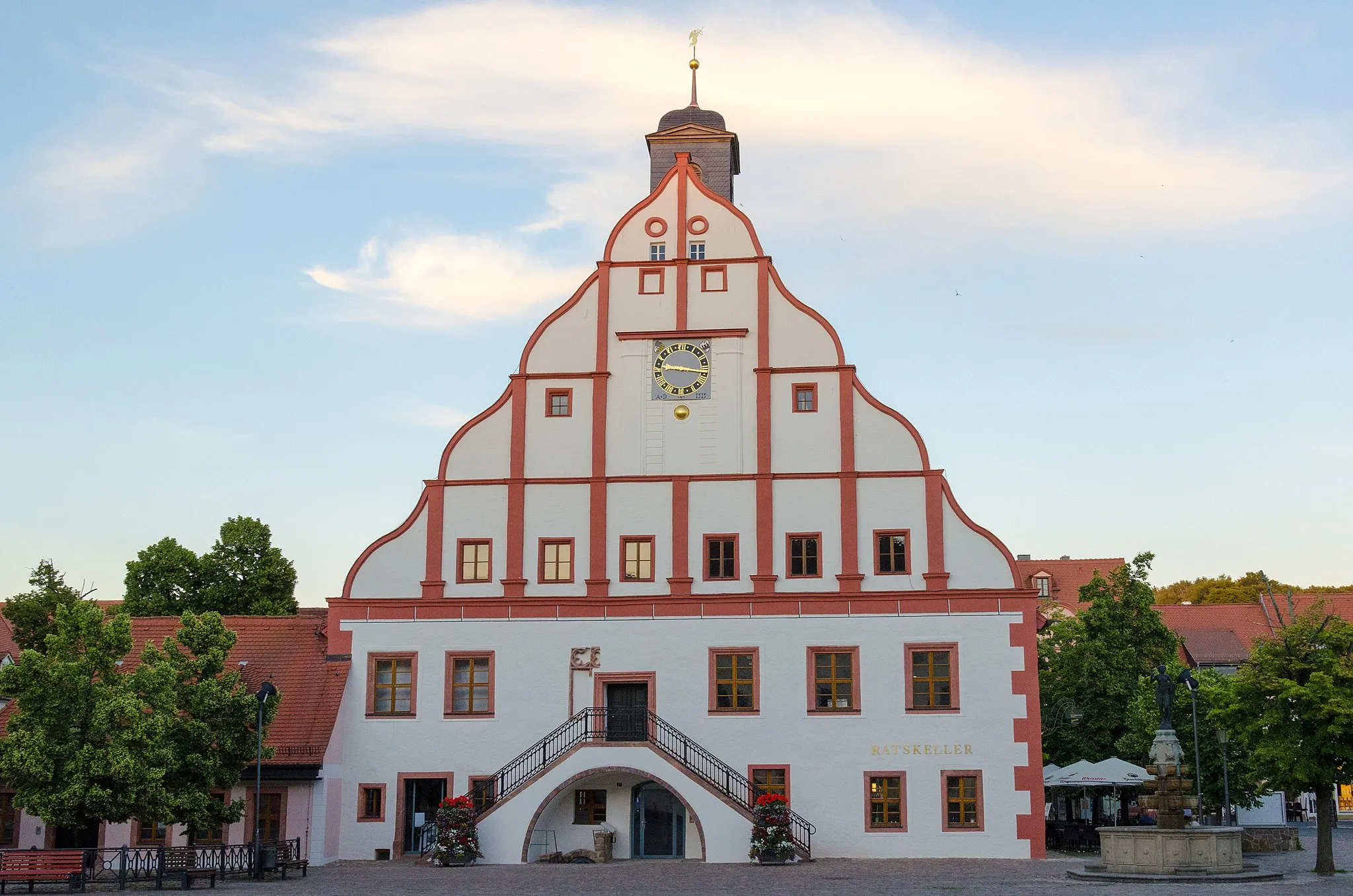 Photo showing: Grimma, Markt, Rathaus
