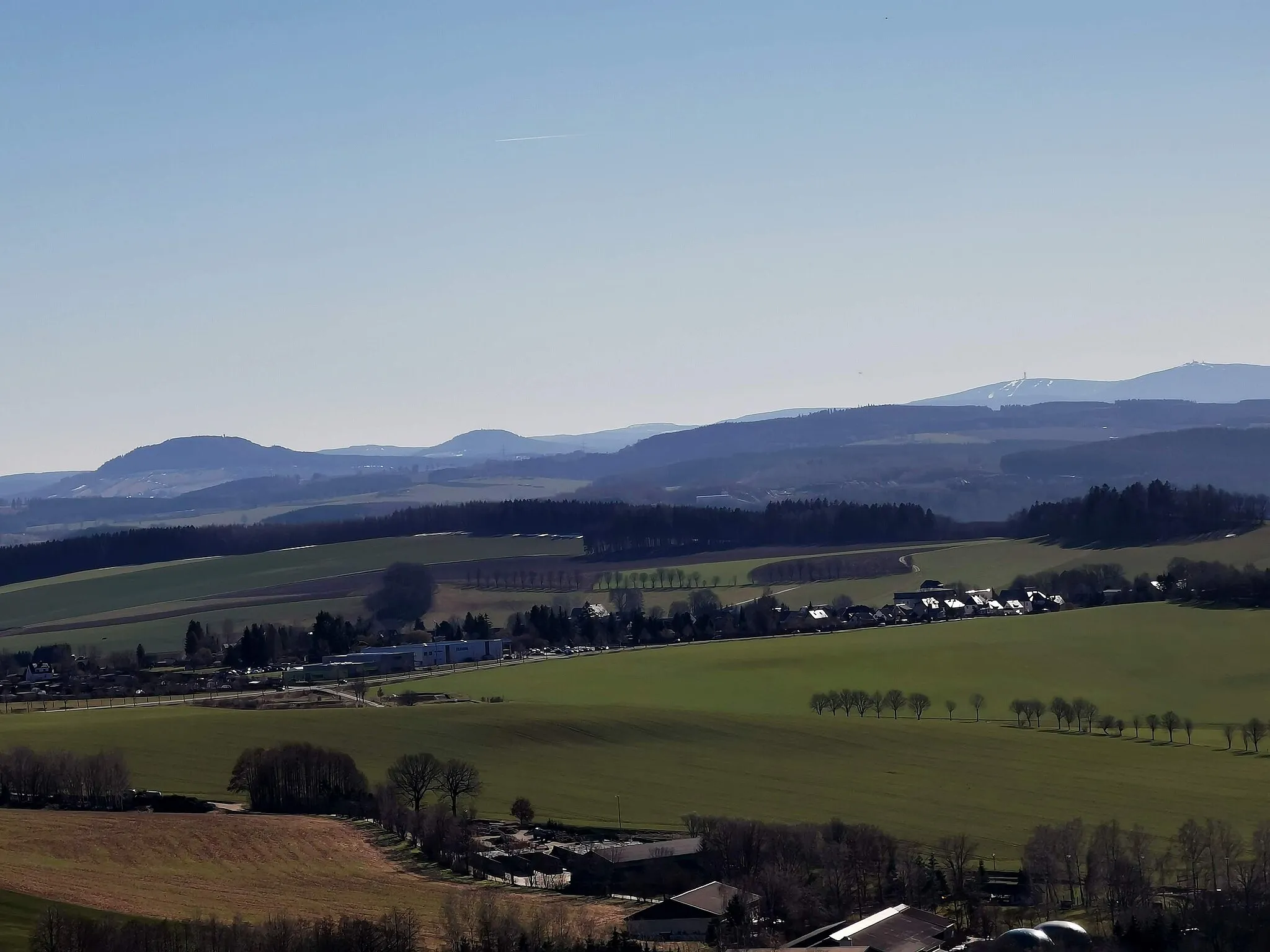 Photo showing: Blick ins Erzgebirge