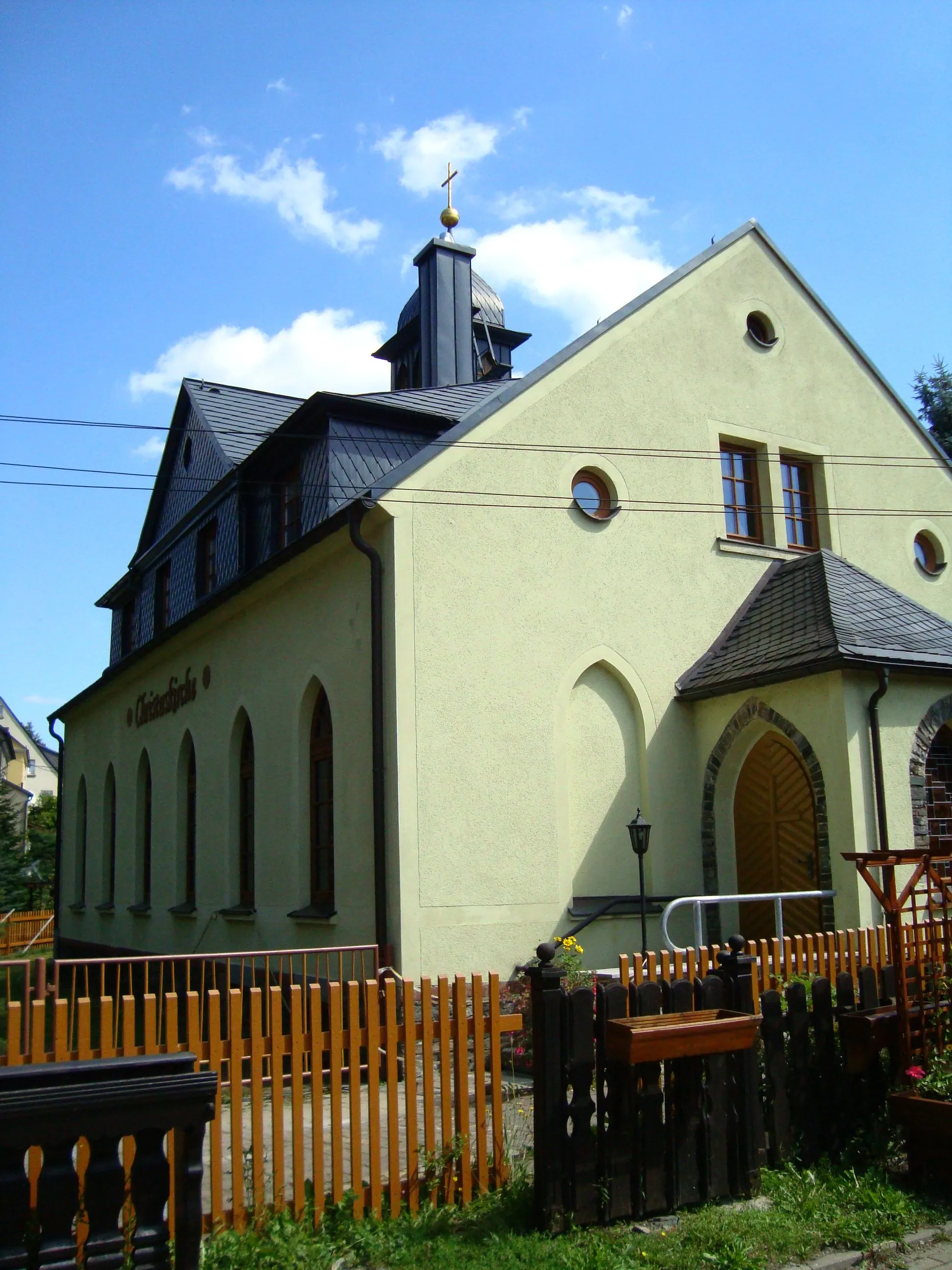 Photo showing: Evangelisch methodistische Christuskirche in Amtsberg OT Dittersdorf im Erzgebirge