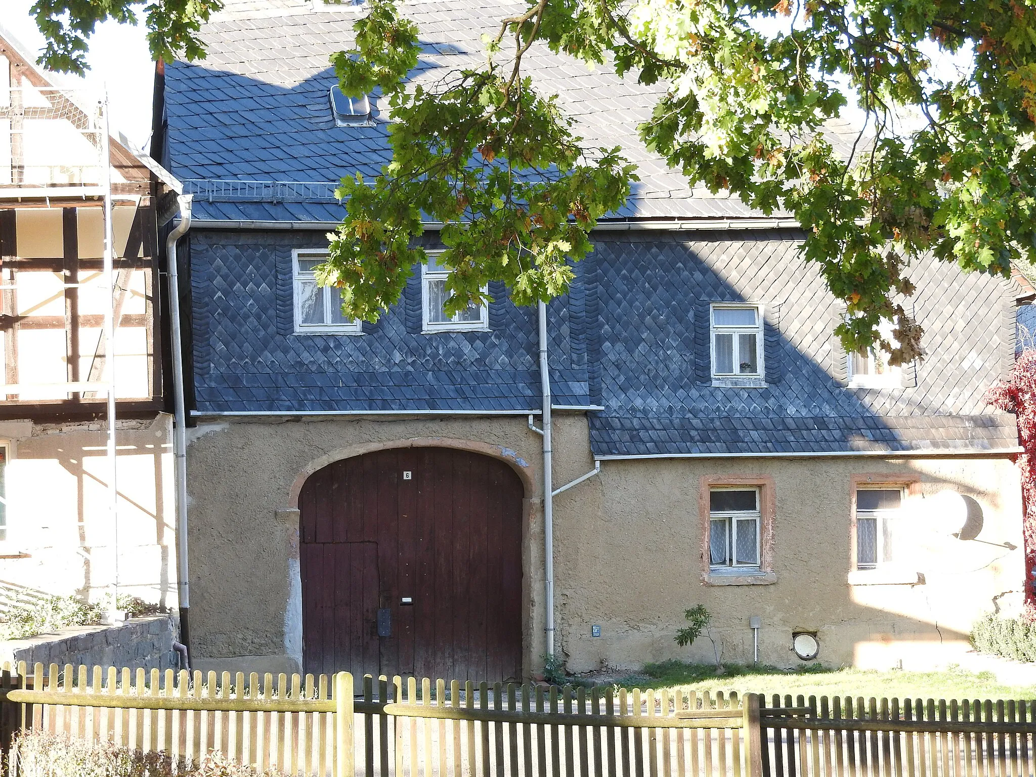 Photo showing: Haus in Tremnitz, Greiz in Thüringen