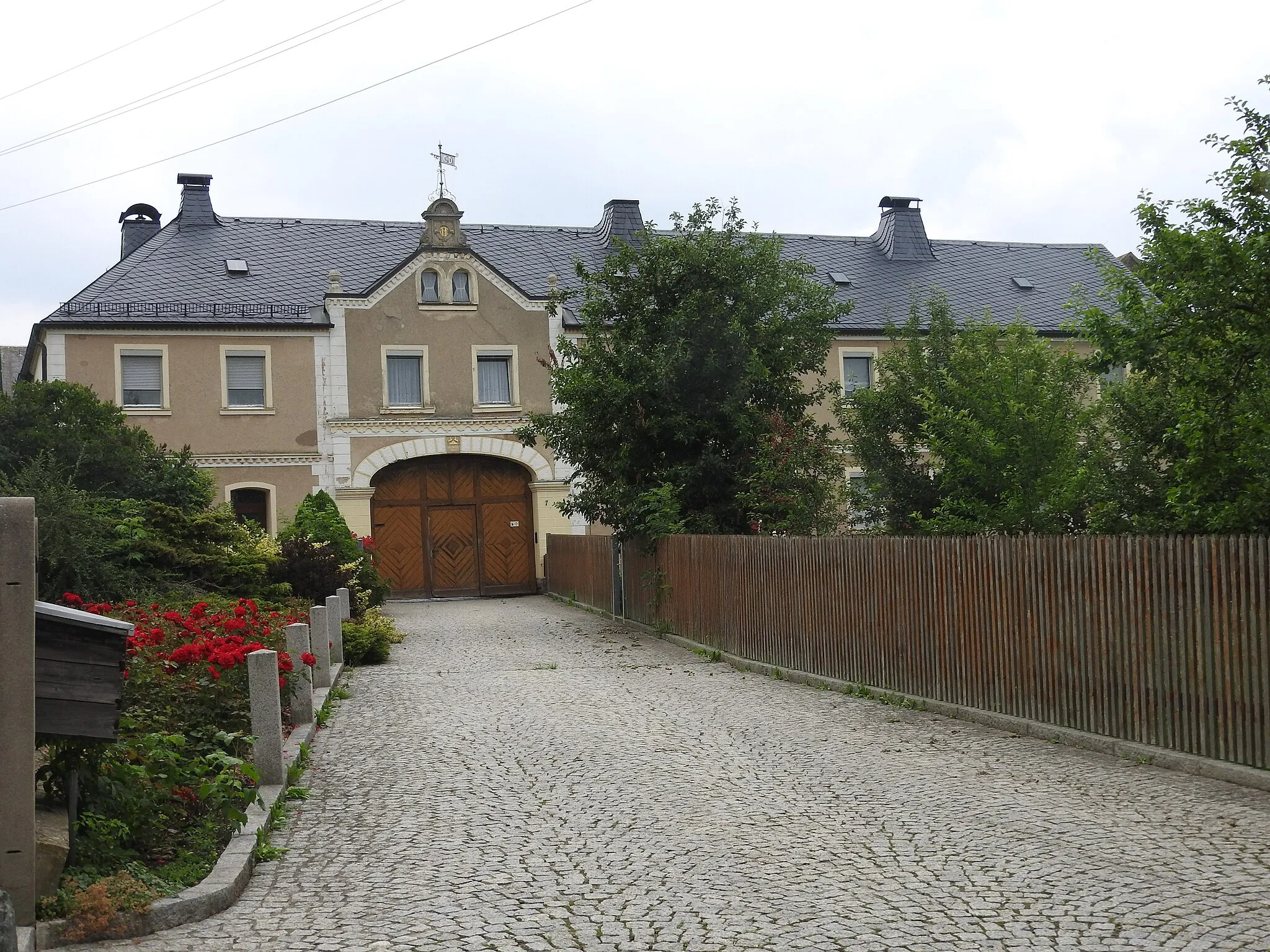 Photo showing: Haus in Gommla, Thüringen