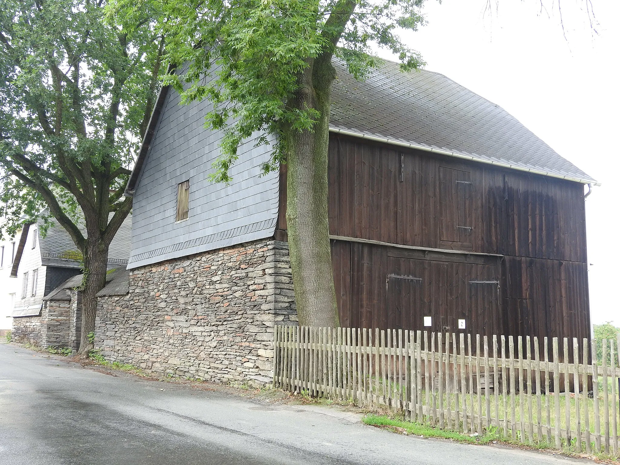 Photo showing: Gebäude in Gommla, Thüringen