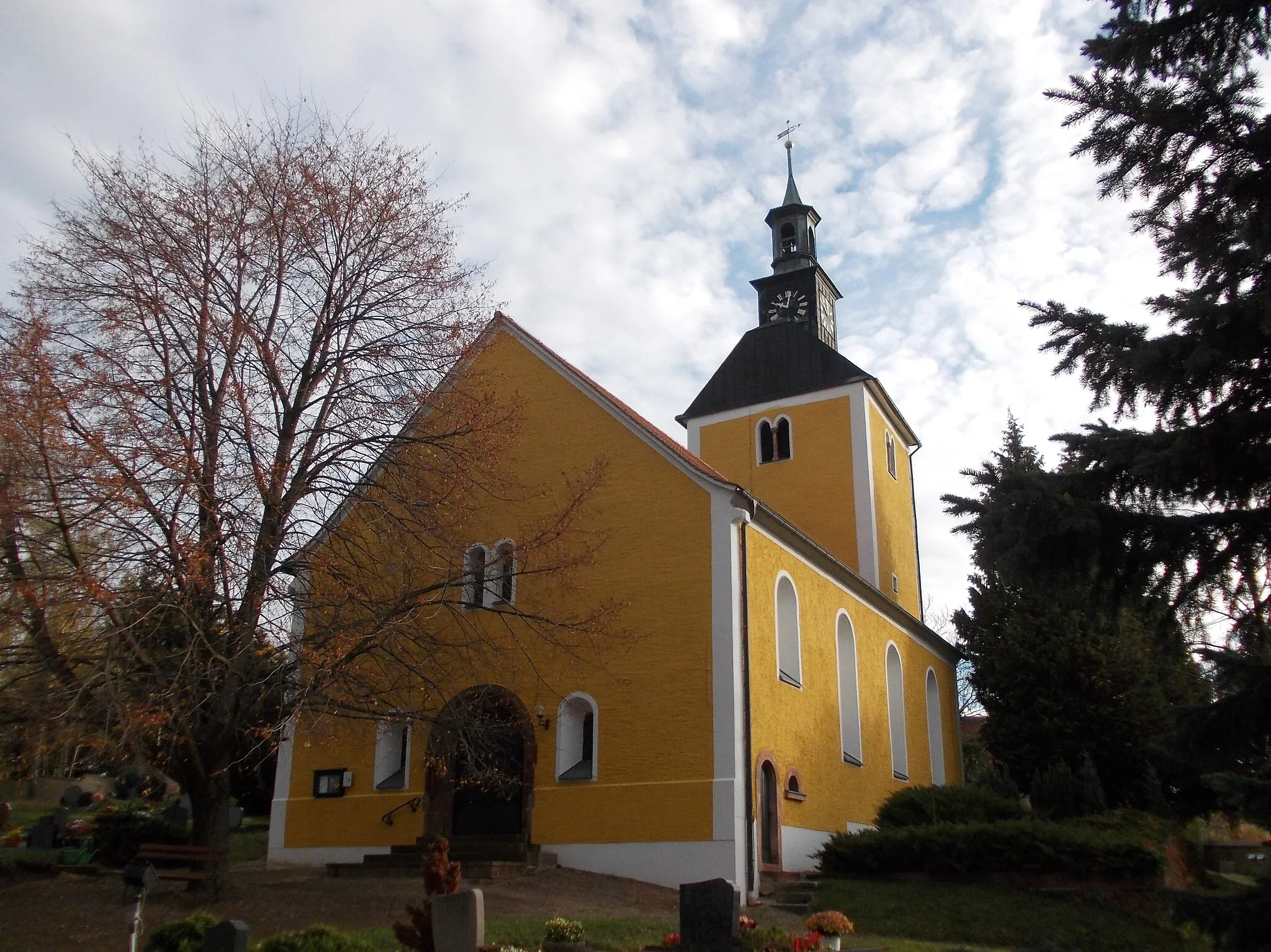 Photo showing: St. James' Church in Tautenhain (Frohburg, Leipzig district, Saxony)