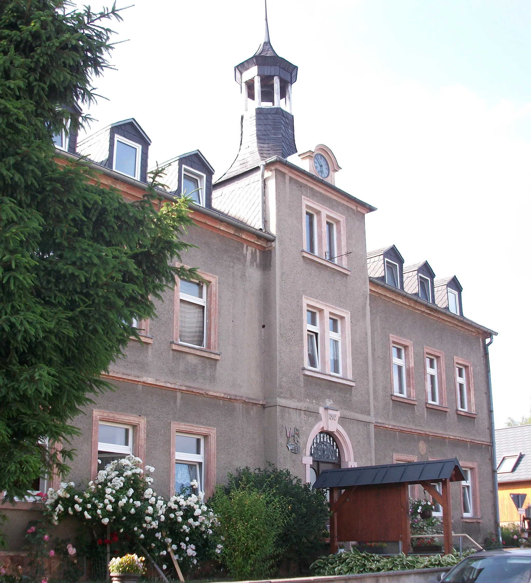 Photo showing: Ehemalige Schule von Merzdorf (1876 bis 1961)