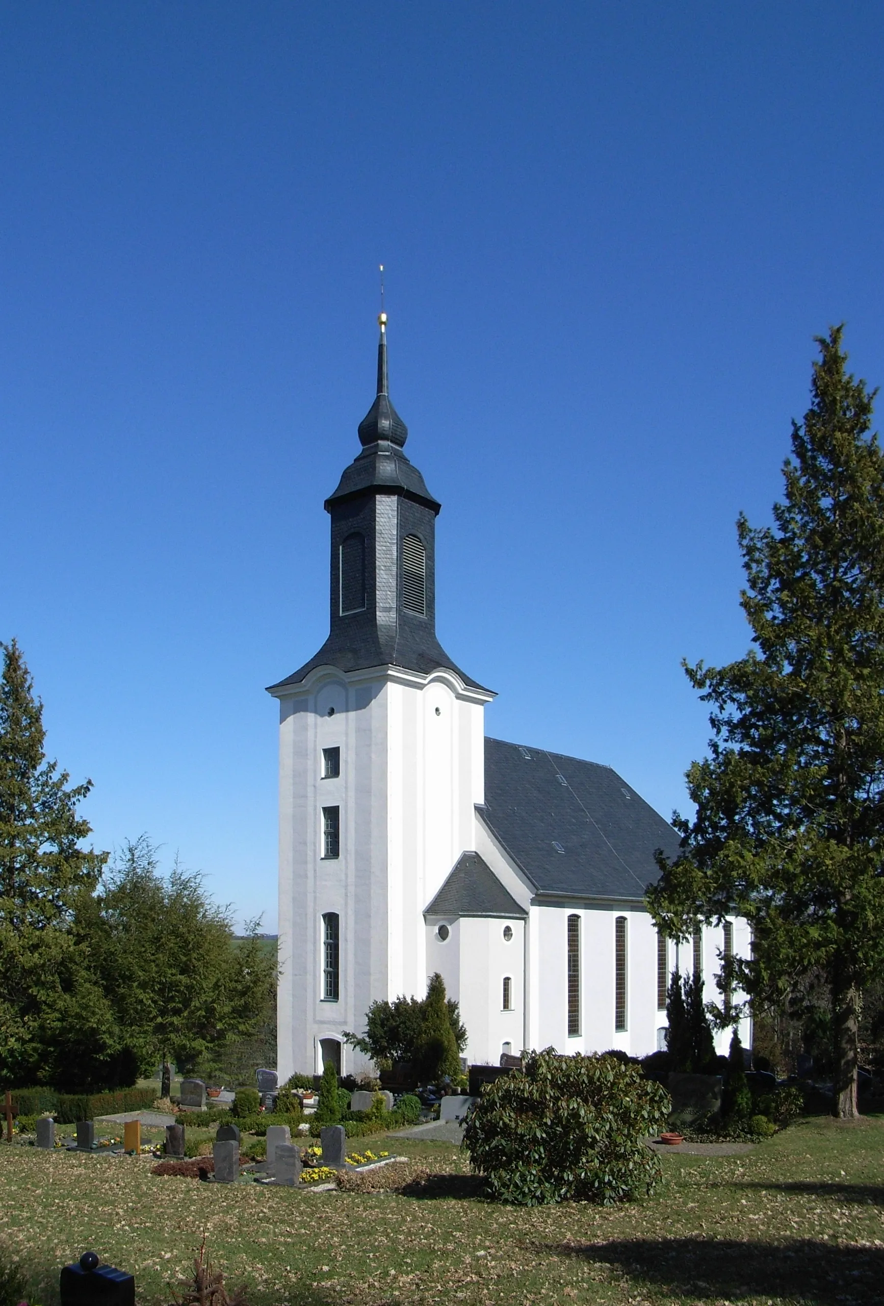 Photo showing: Church Chemnitz-Euba