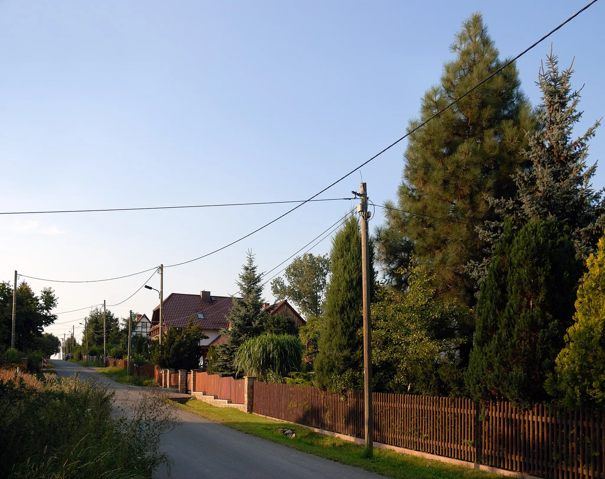Photo showing: This image shows the Leubnitz Forest Colony in Werdau, Germany.