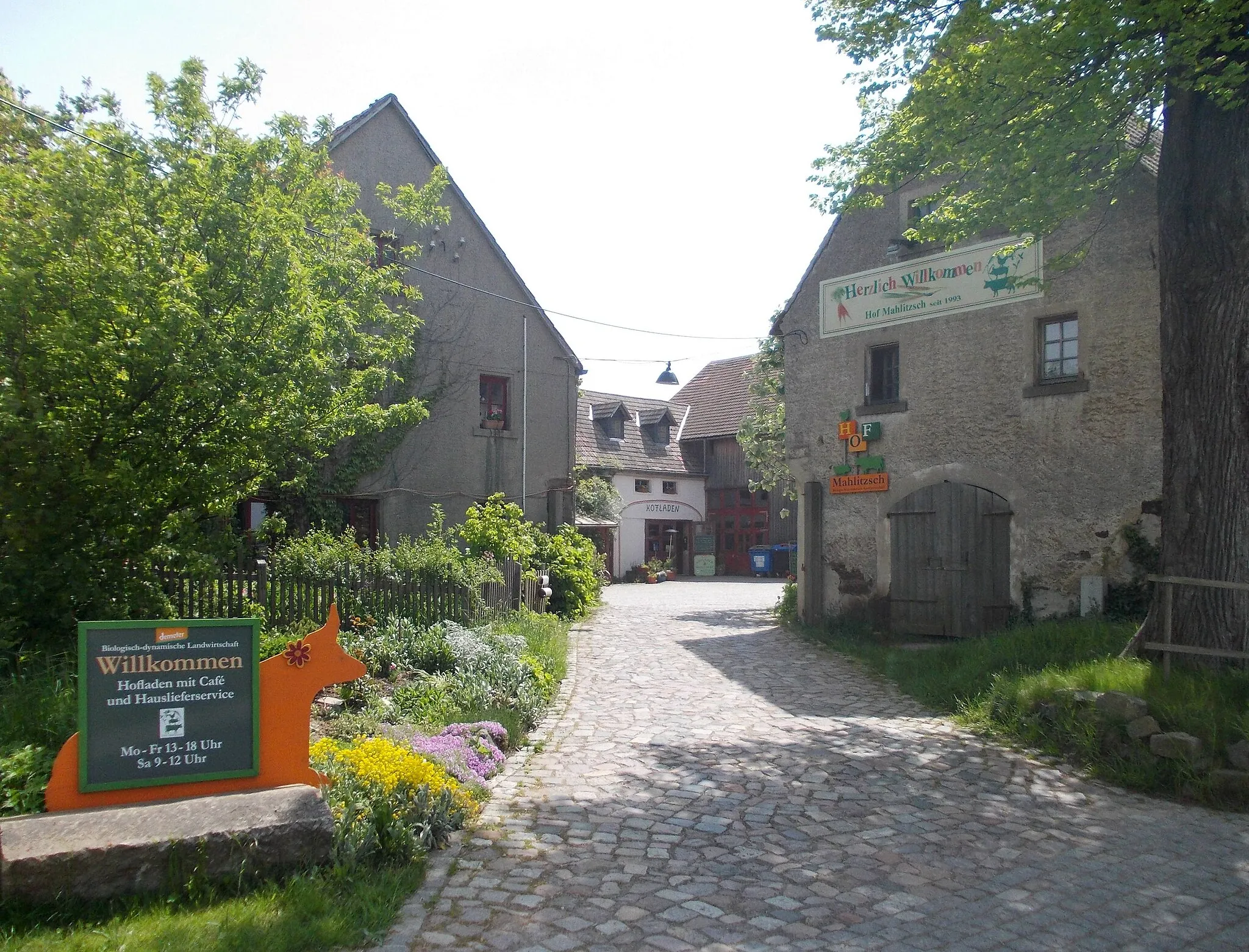 Photo showing: Hof Mahlitzsch farm (Nossen, Meissen district, Saxony)