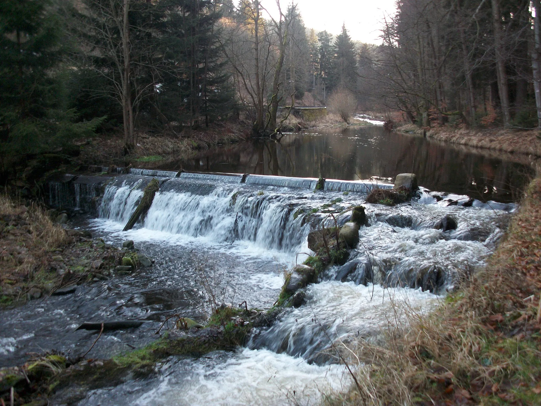 Photo showing: Die Preßnitz bei Steinbach