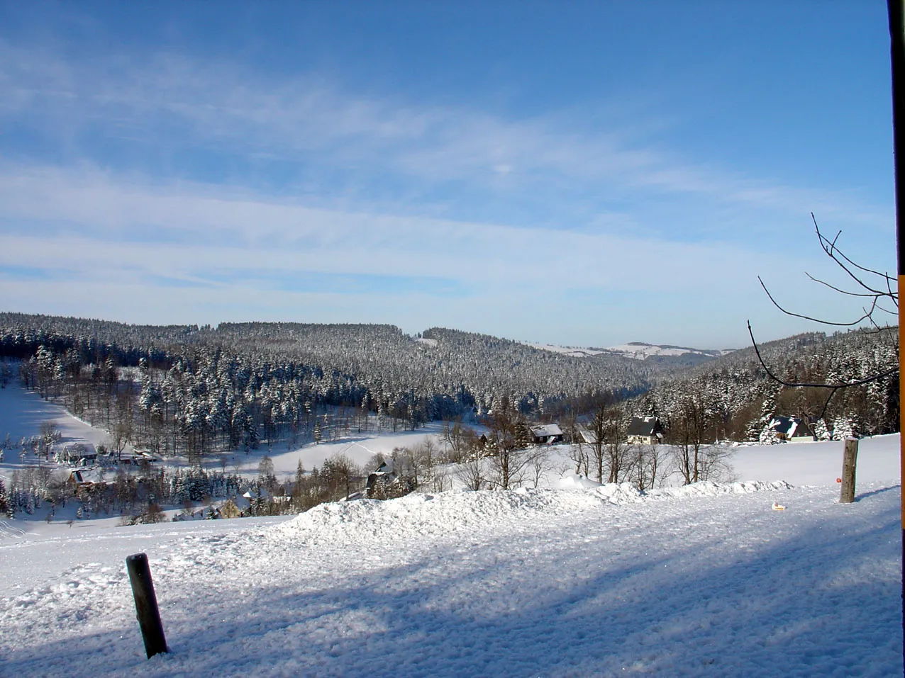Photo showing: Rehefeld (Sachsen, Erzgebirge) im Winter
