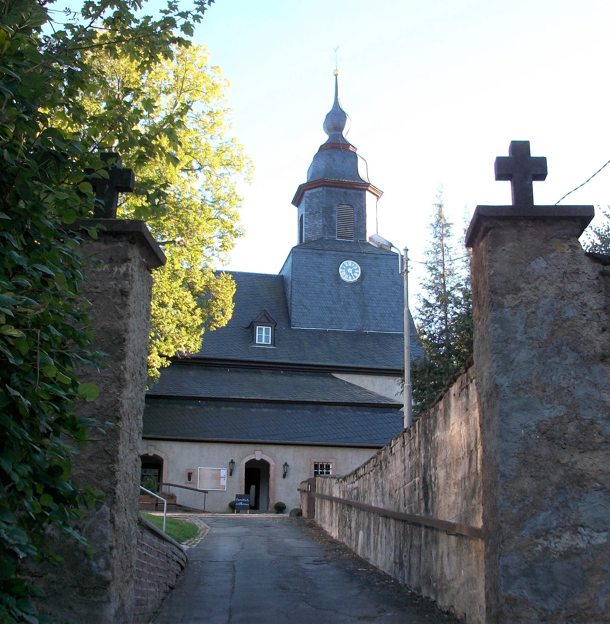 Photo showing: Kirche Niederlichtenau