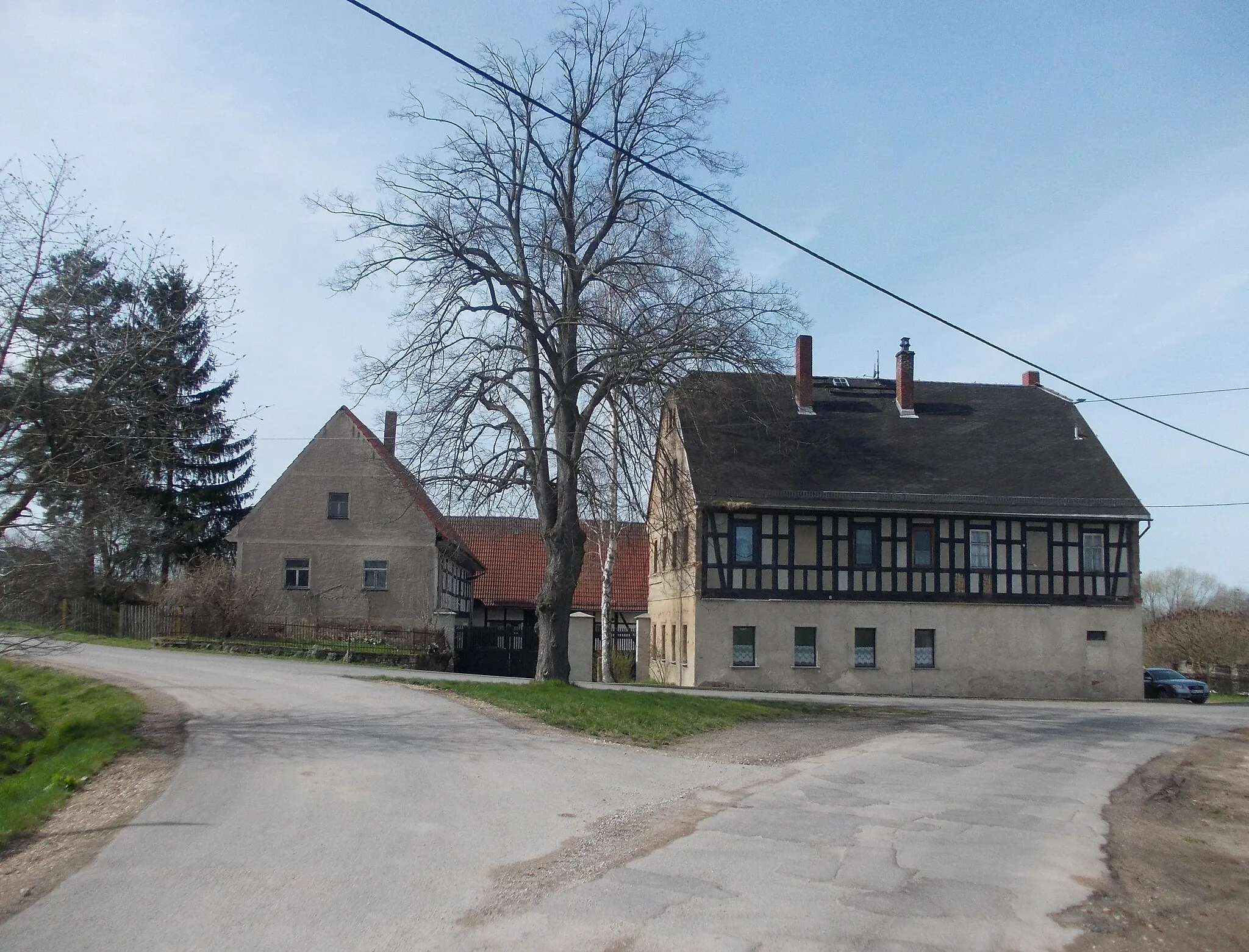 Photo showing: Farmstead in Kleinmecka (Nobitz, Altenburger Land district, Thuringia)