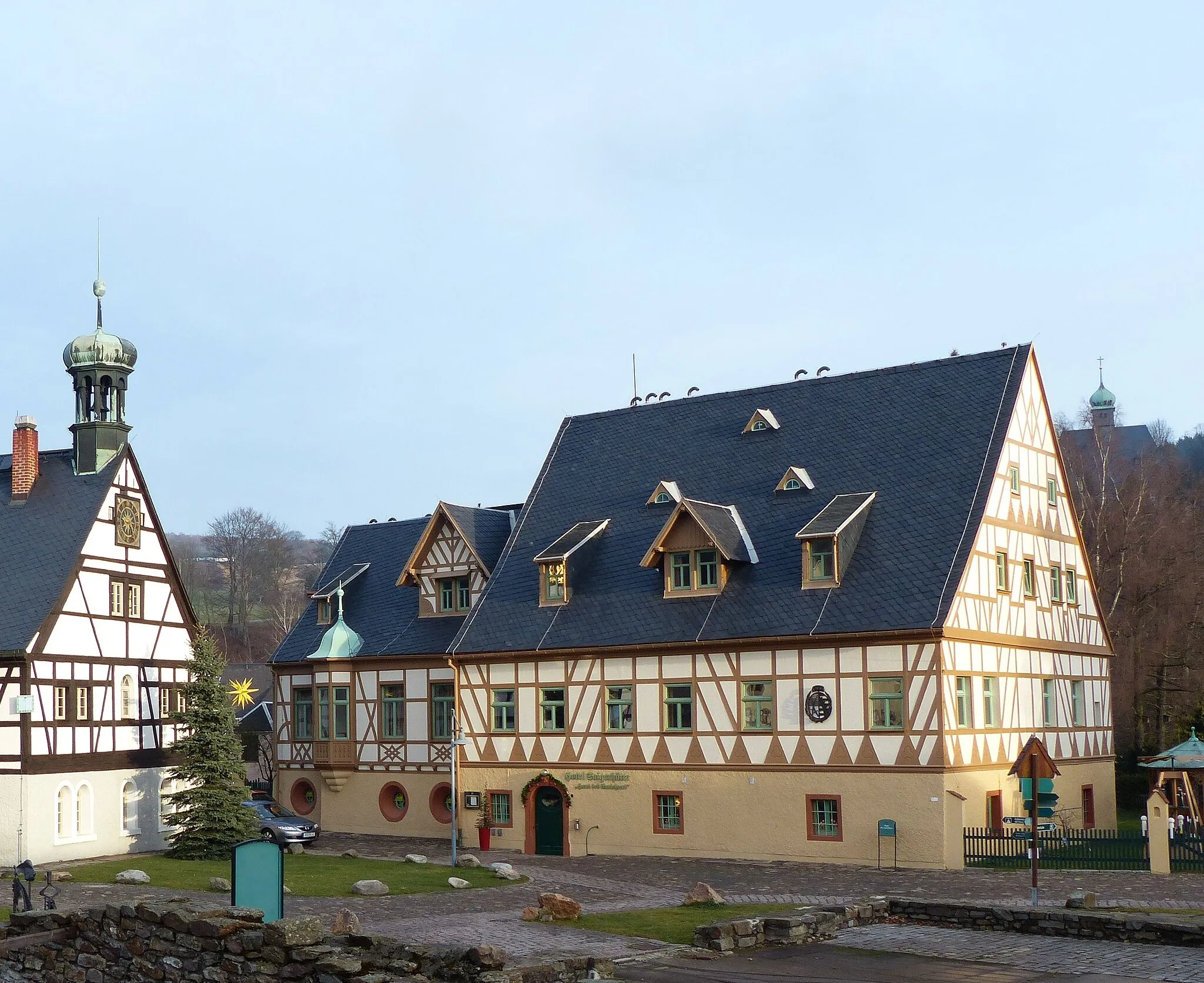 Photo showing: Saigerhütte Grünthal: Haus des Anrichters