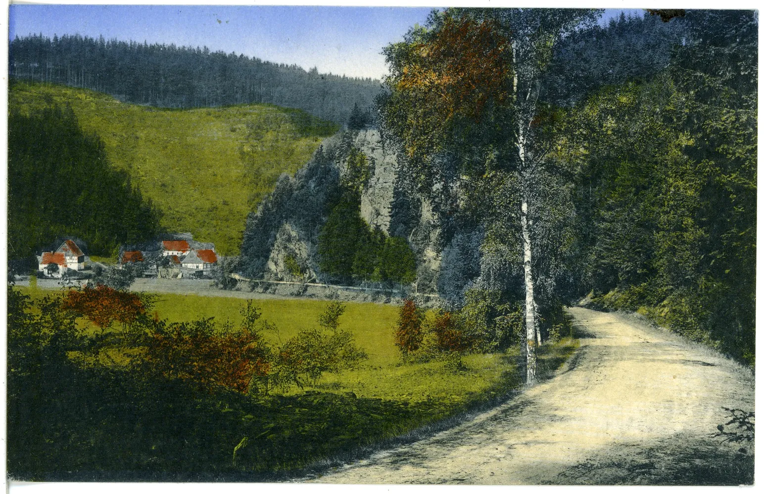 Photo showing: Schwarzwassertal; Partie zwischen Reitzenhain und Zöblitz Ortsteil Pobershau