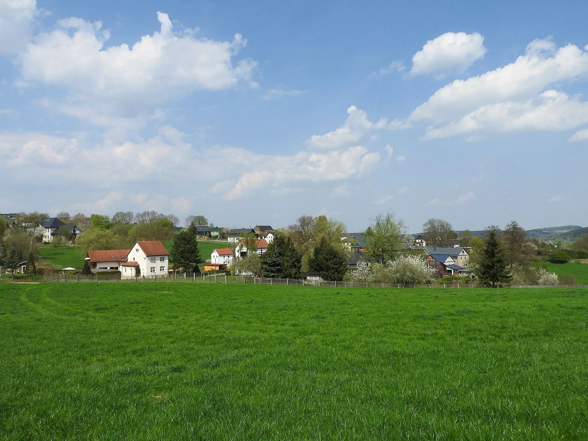 Photo showing: Blick auf Pöritzsch, Thüringen