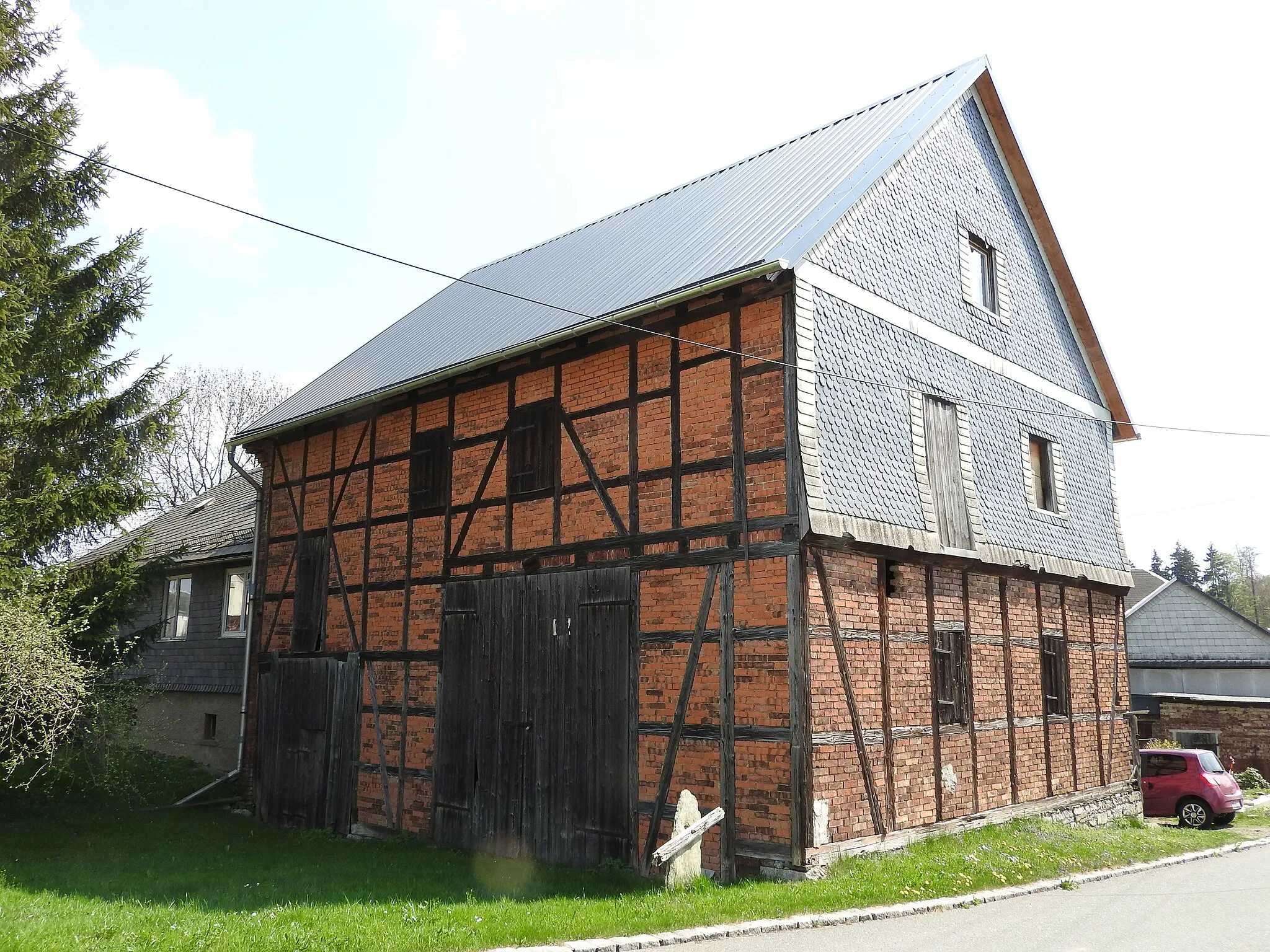 Photo showing: Scheune in Pöritzsch, Thüringen