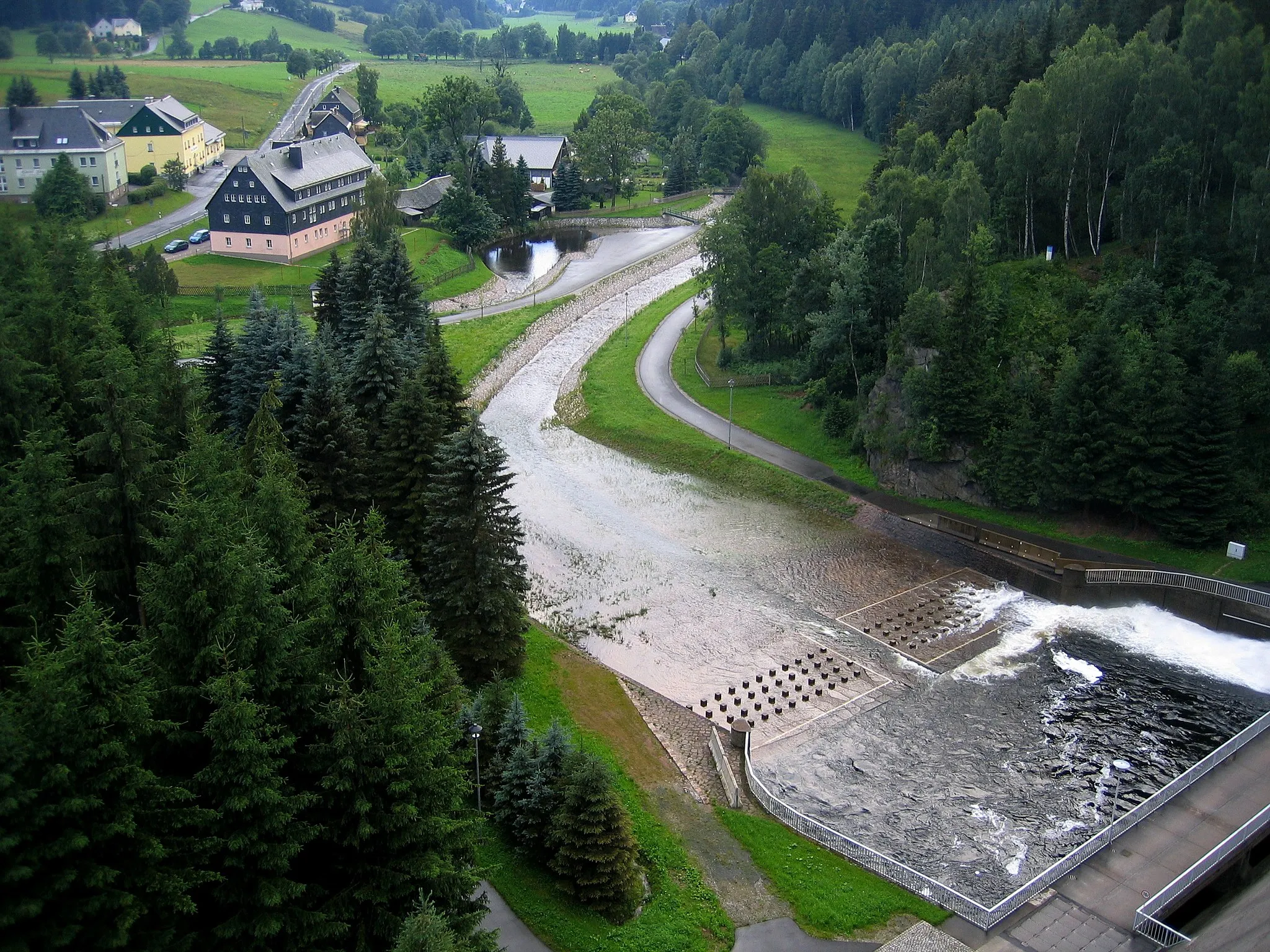 Photo showing: Talsperre Rauschenbach bei Cämmerswalde