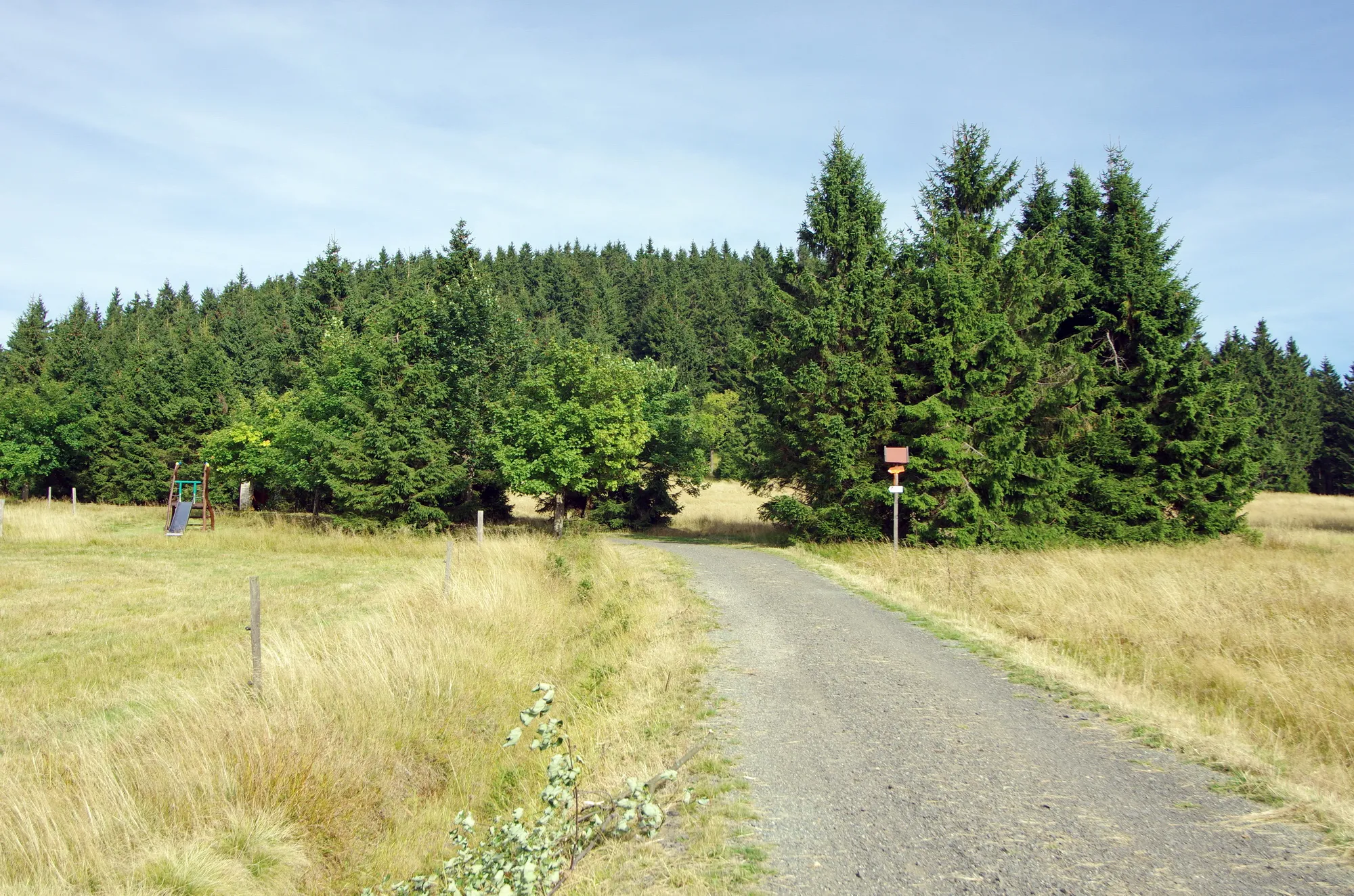 Photo showing: Božídarský Špičák (1115 m), Krušné hory, okres Karlovy Vary