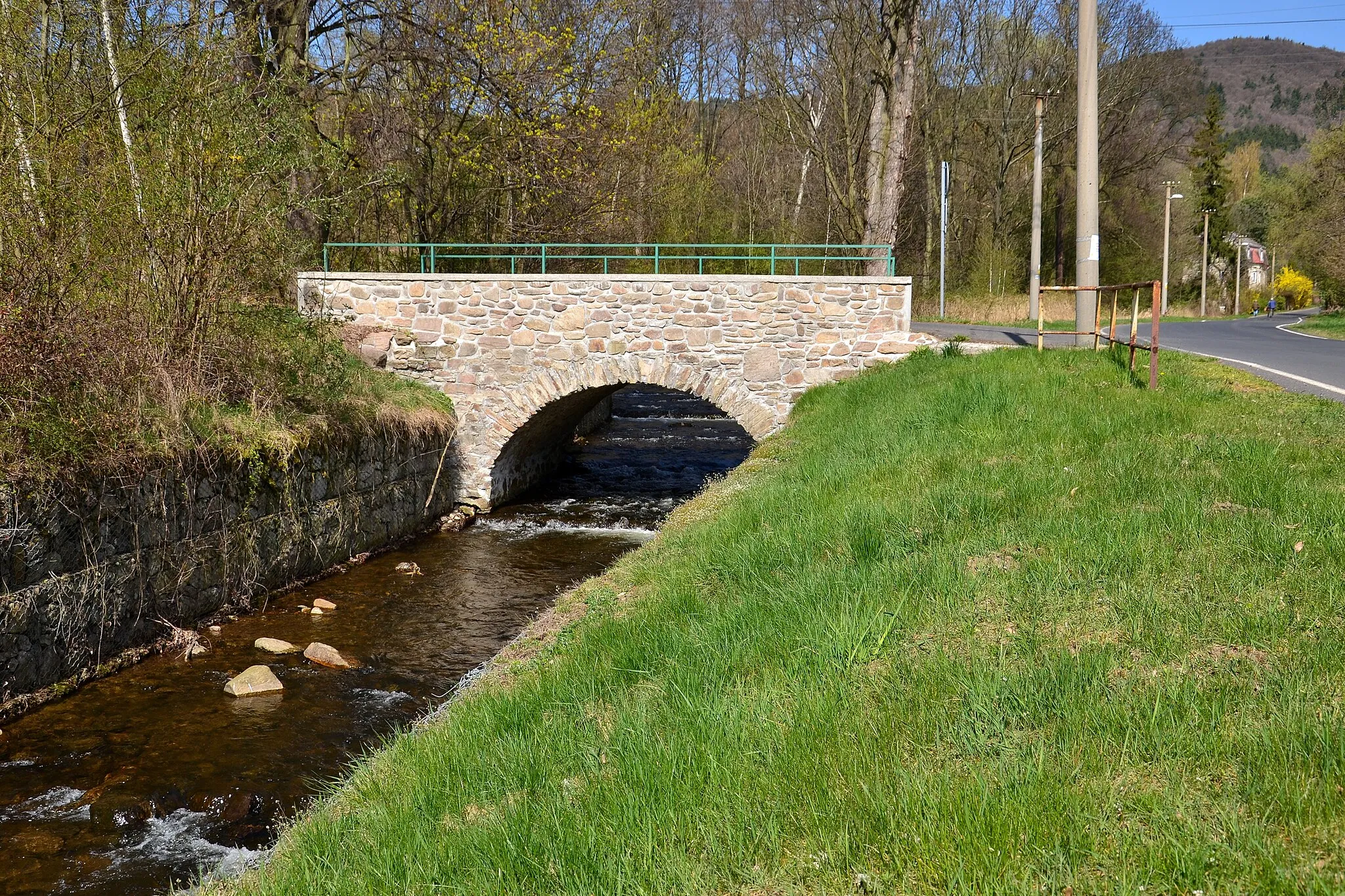 Photo showing: Kamenný most přes Prunéřovský potok