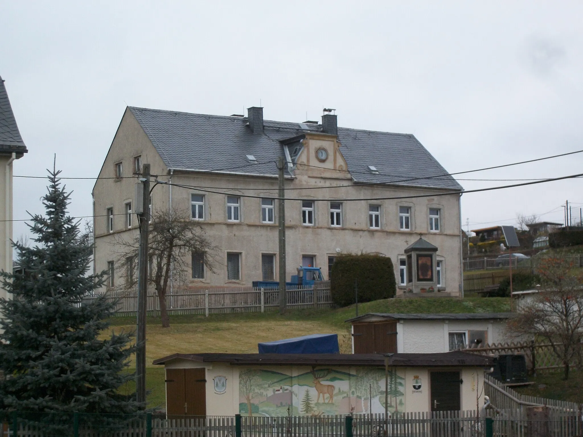 Photo showing: Ehemalige Schule Gehringswalde