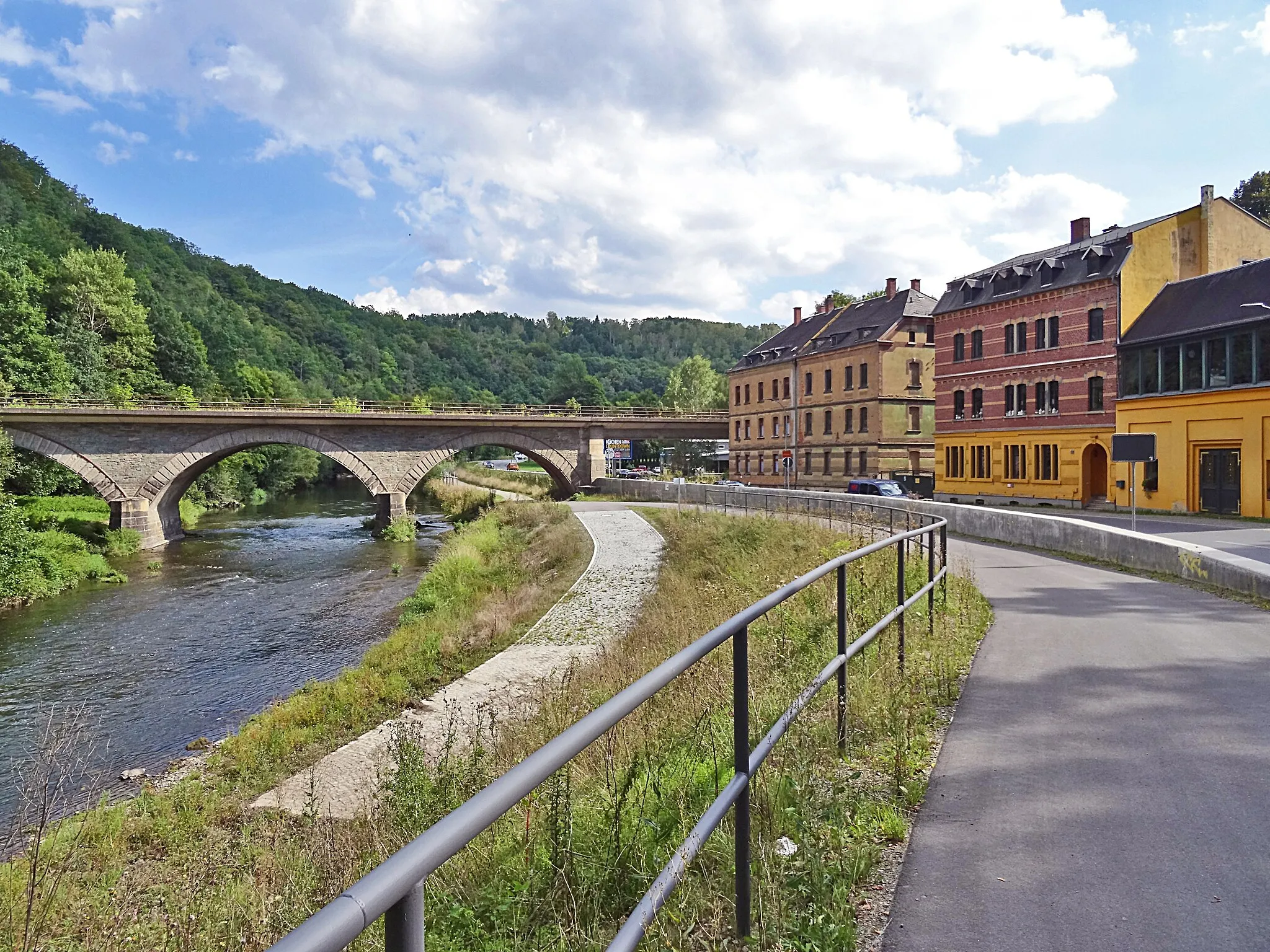 Photo showing: Elster-Radweg bei Rothenthal