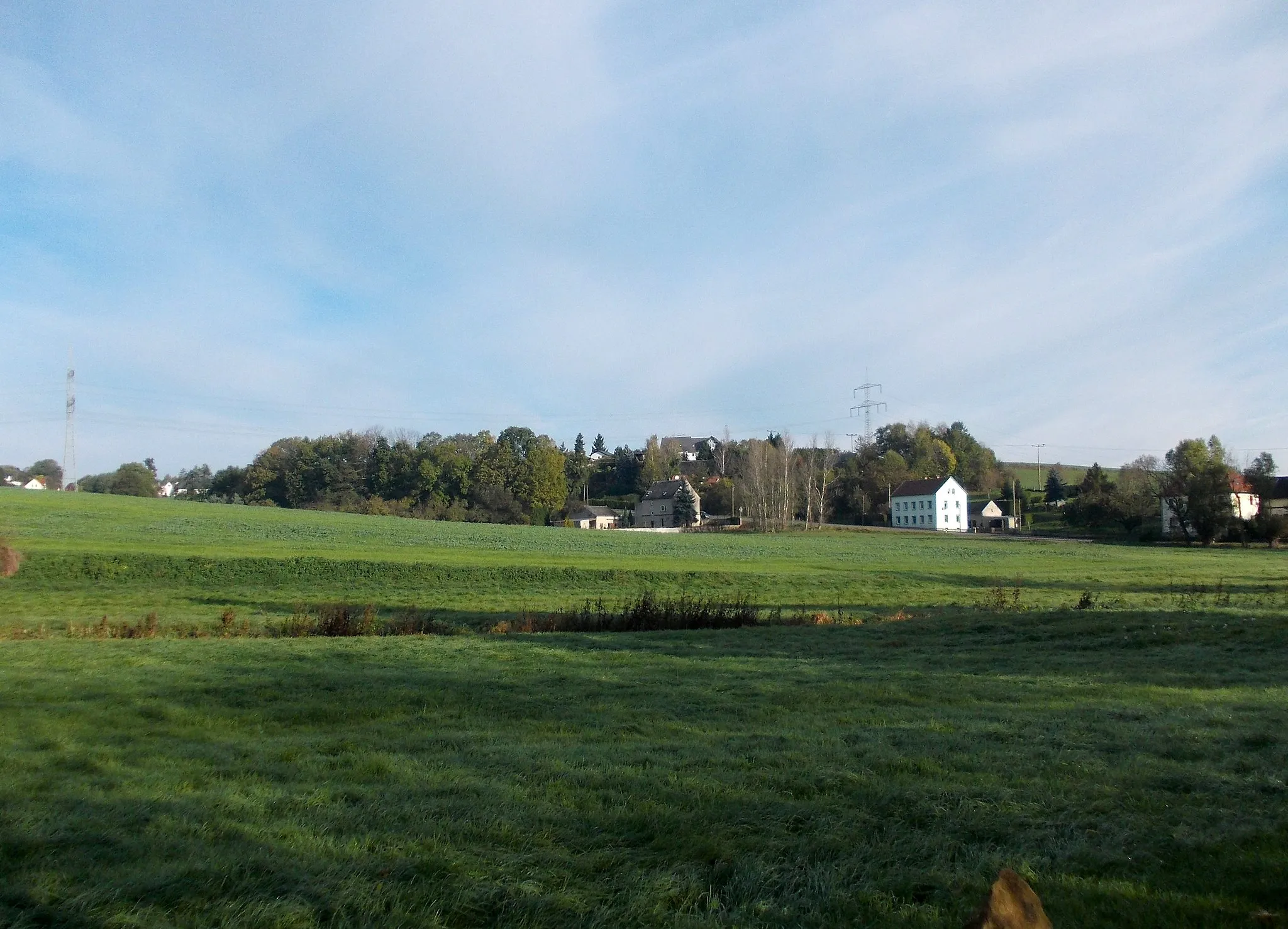 Photo showing: Zschepplitz (Grossweitzschen, Mittelsachsen district, Saxony) from the south-west