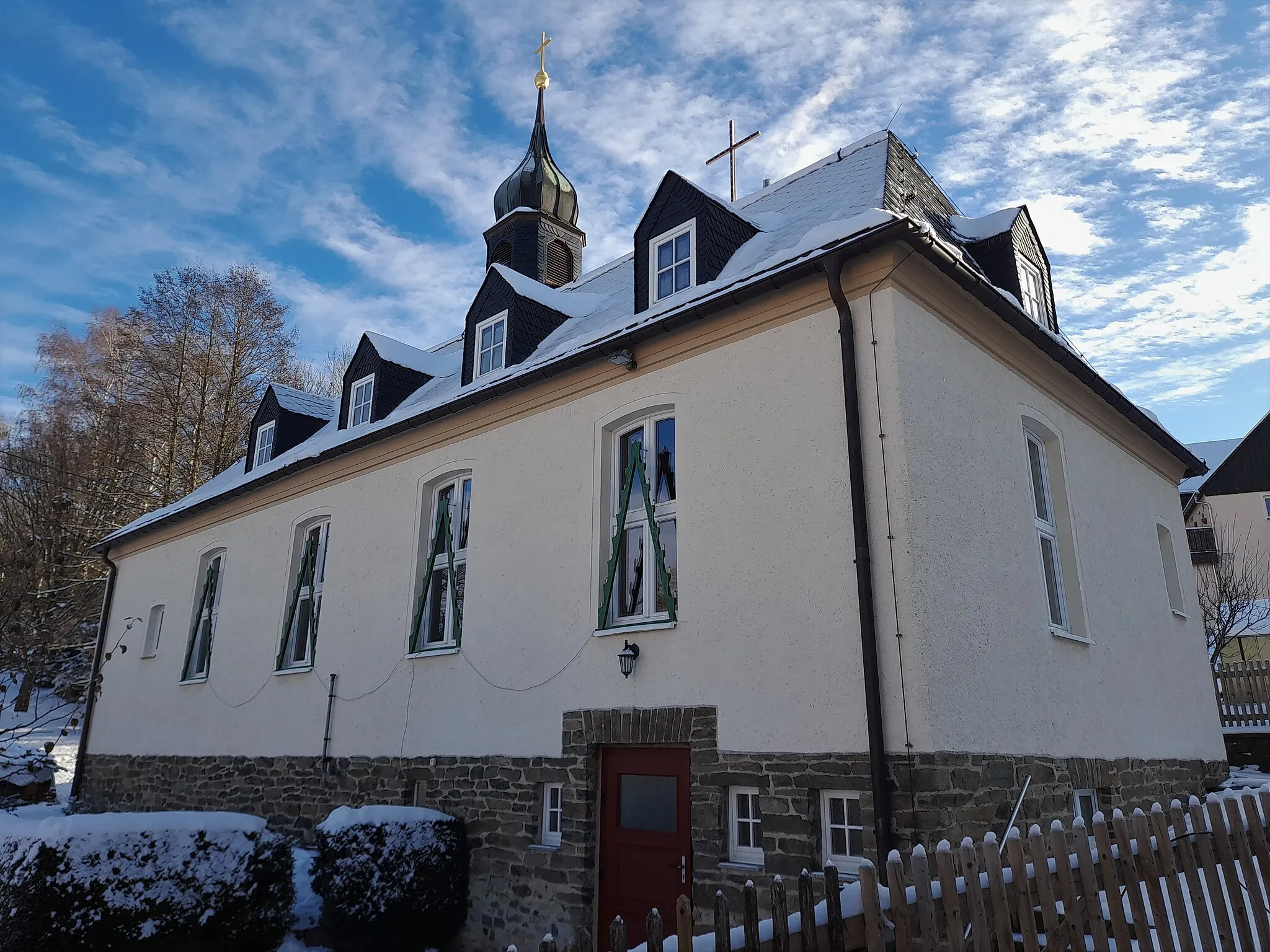 Photo showing: Kapelle Hohndorf (Großolbersdorf)