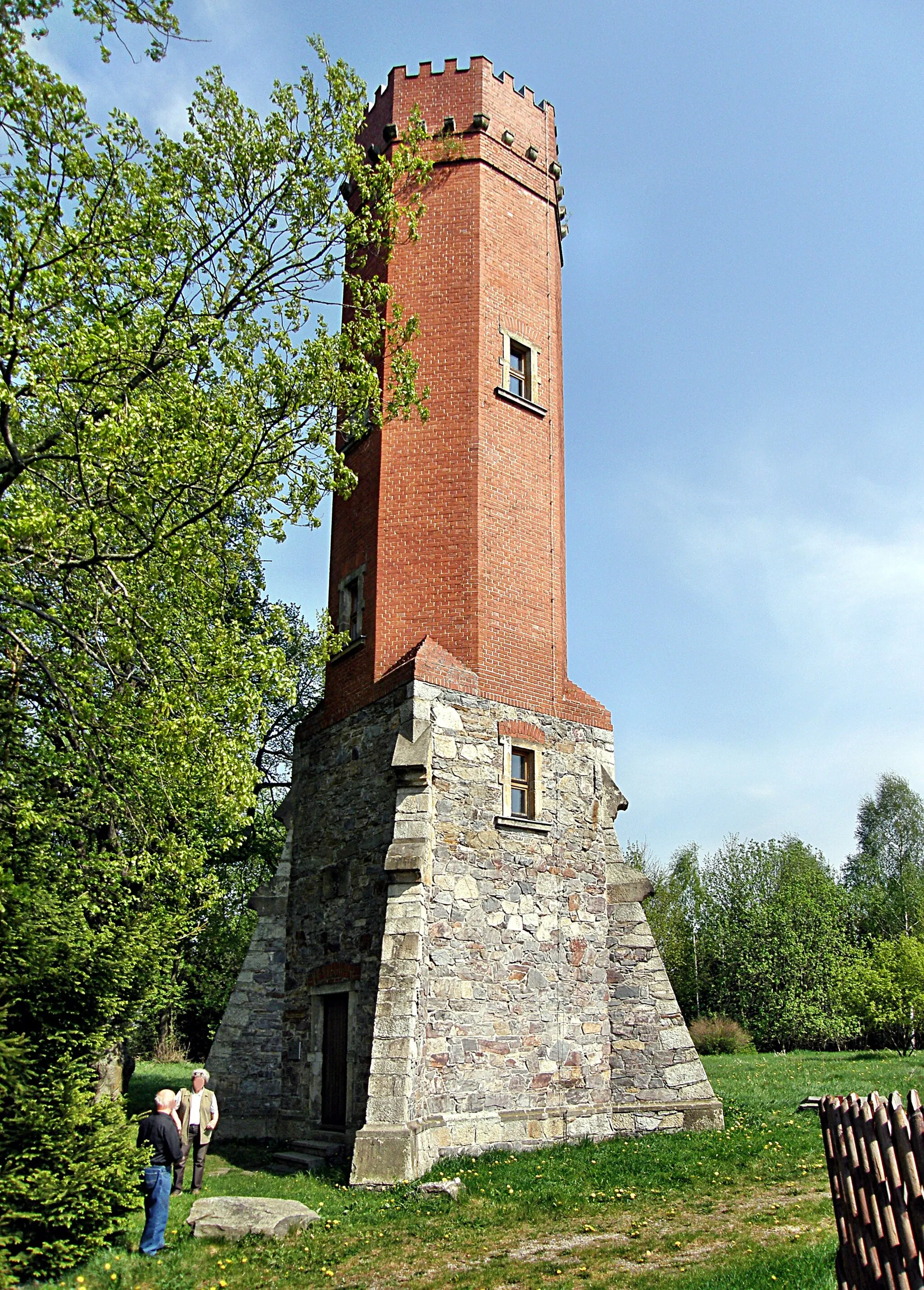 Photo showing: Schneeberg, Keilberg: Keilbergturm bzw. Bismarck-Turm