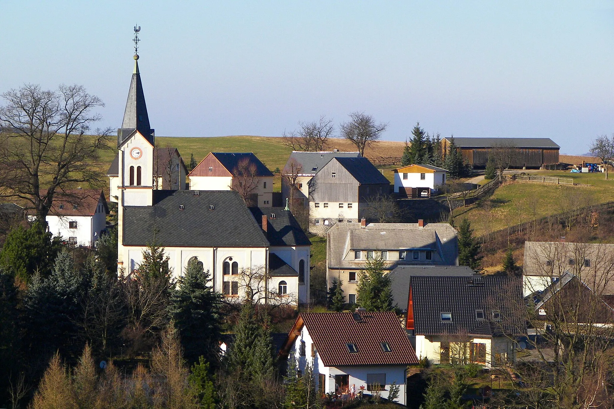 Photo showing: Kirche Witzschdorf