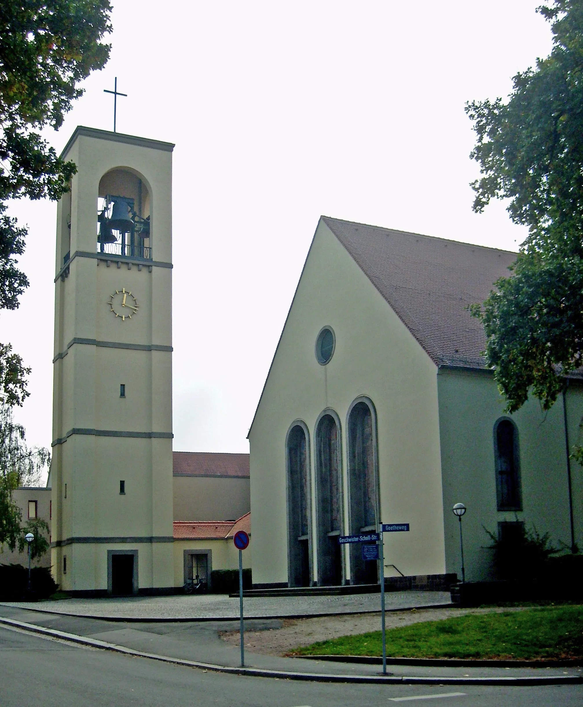 Photo showing: Roman Catholic Assumption Church in Glauchau (Zwickau district, Saxony)