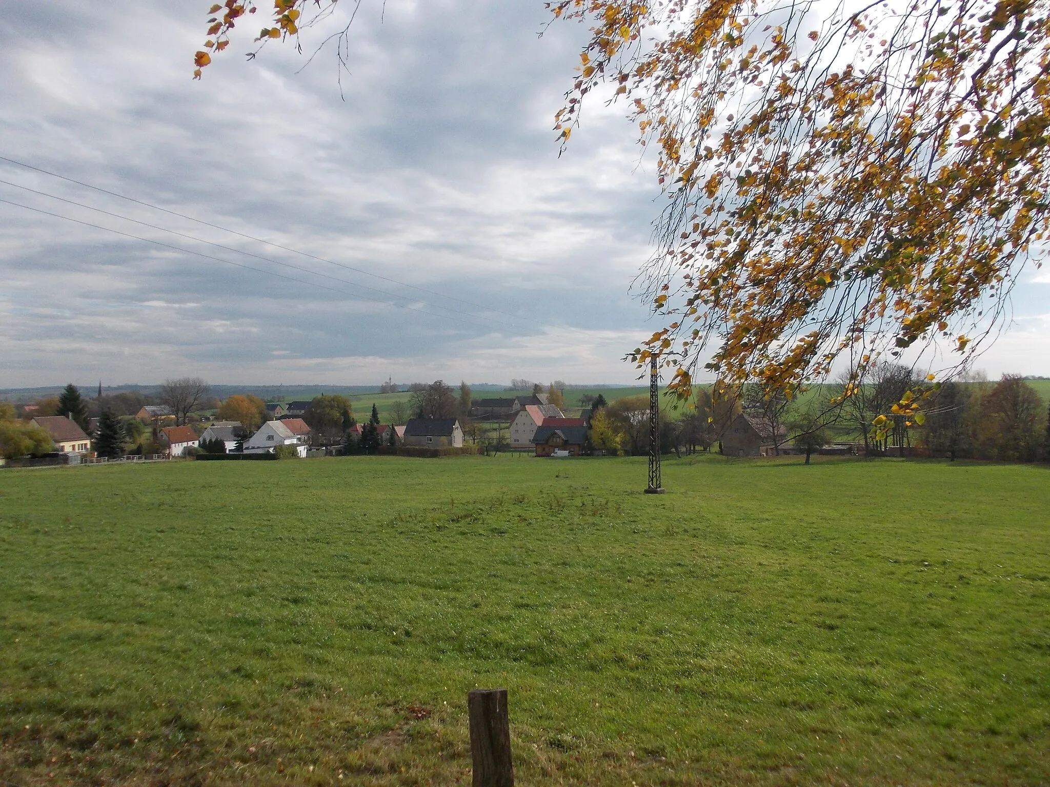 Photo showing: View of a part of Leutenhain (Königsfeld, Mittelsachsen district, Saxony)