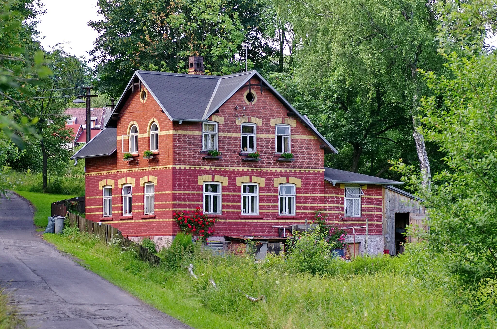 Photo showing: Počátky, část obce Kraslice, okres Sokolov