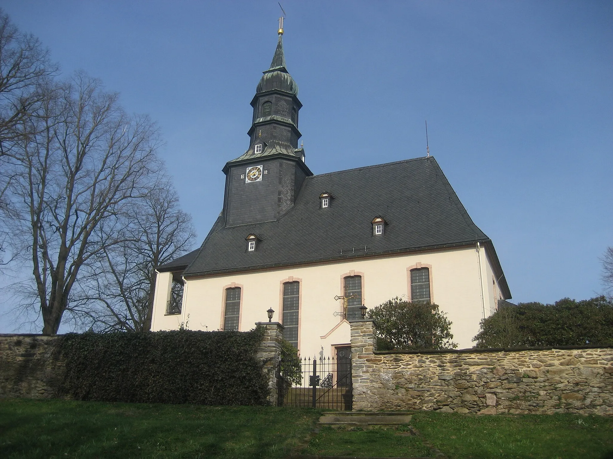 Photo showing: Church Pleißa (Limbach-Oberfrohna)