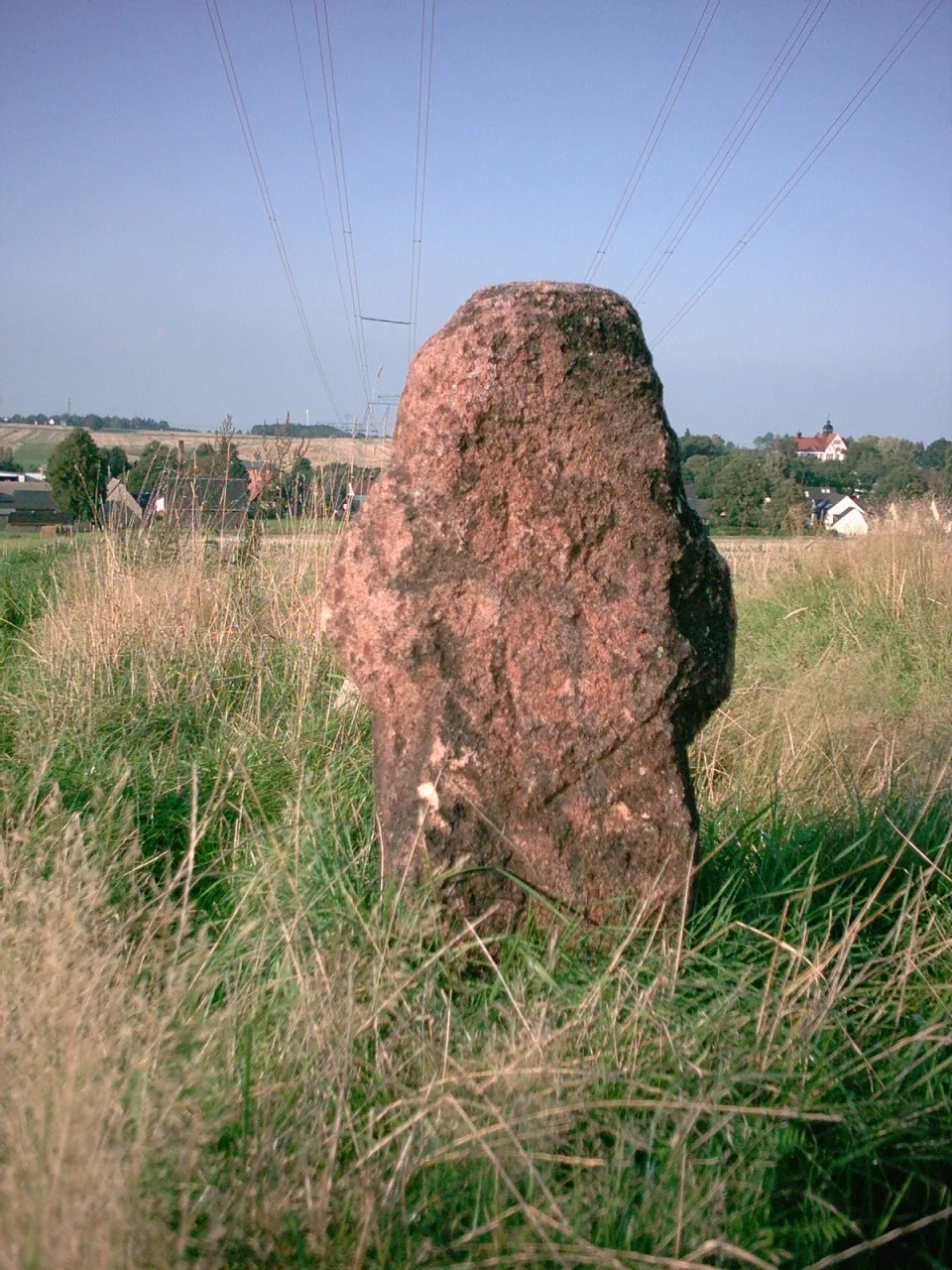 Photo showing: Chemnitz, Schäferstein (Sühnekreuz) auf der Gemarkung Röhrsdorf