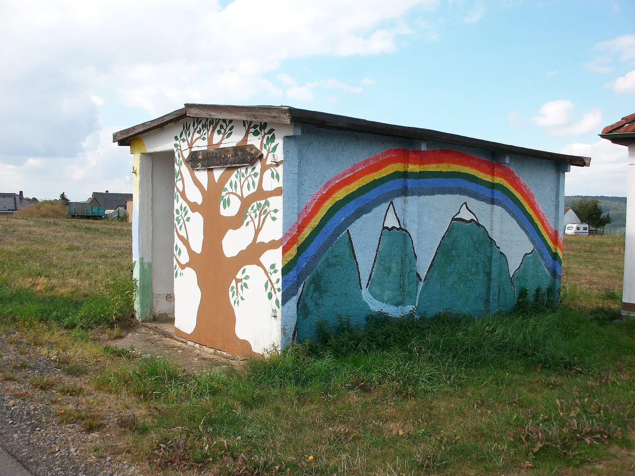 Photo showing: Seebitzschen, Buswartehaus