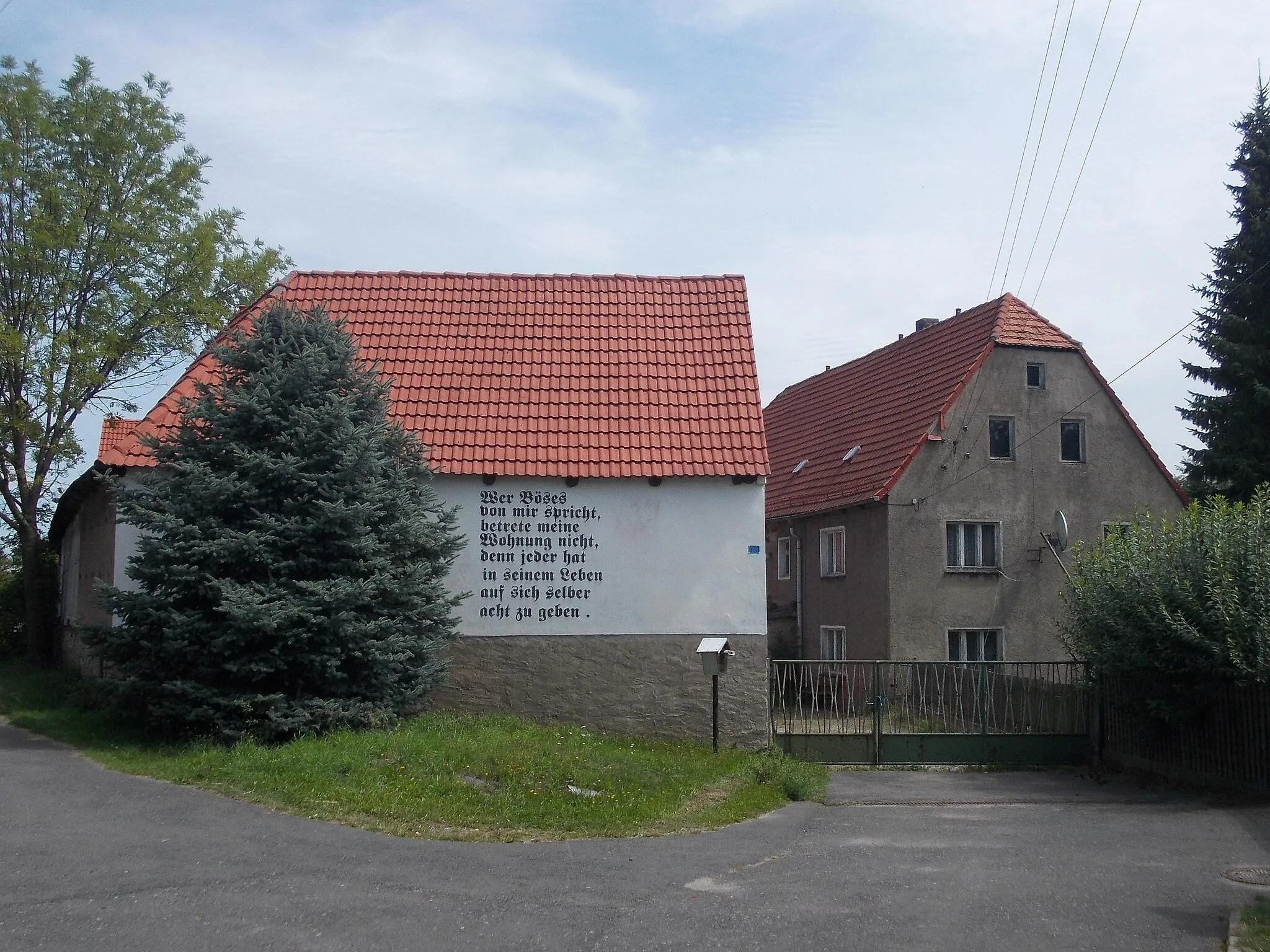Photo showing: Farmstead in Salbitz (Naundorf, Nordsachsen district, Saxony)