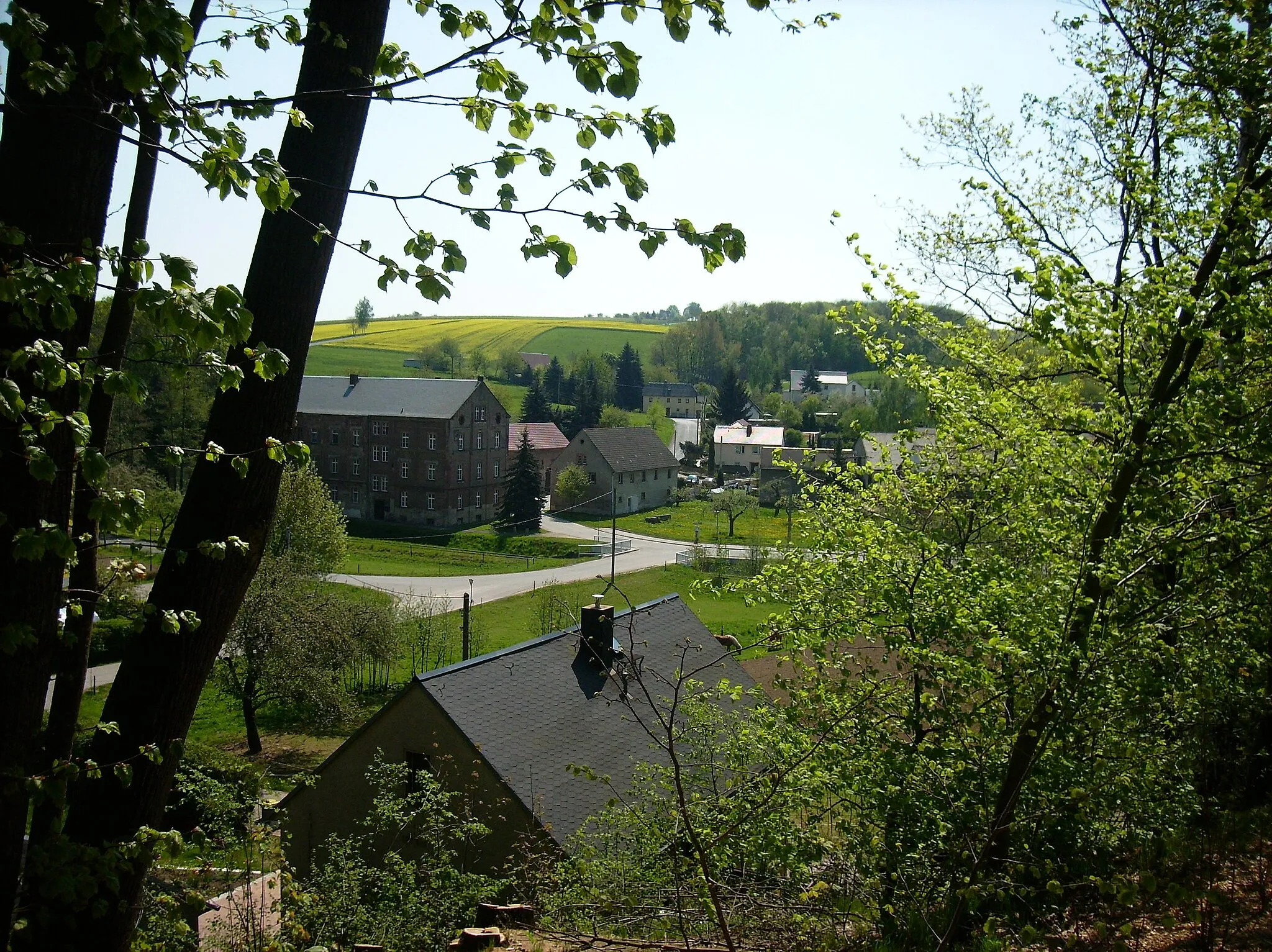 Photo showing: The village of Döhlen (Seelitz, Mittelsachsen district, Saxony)