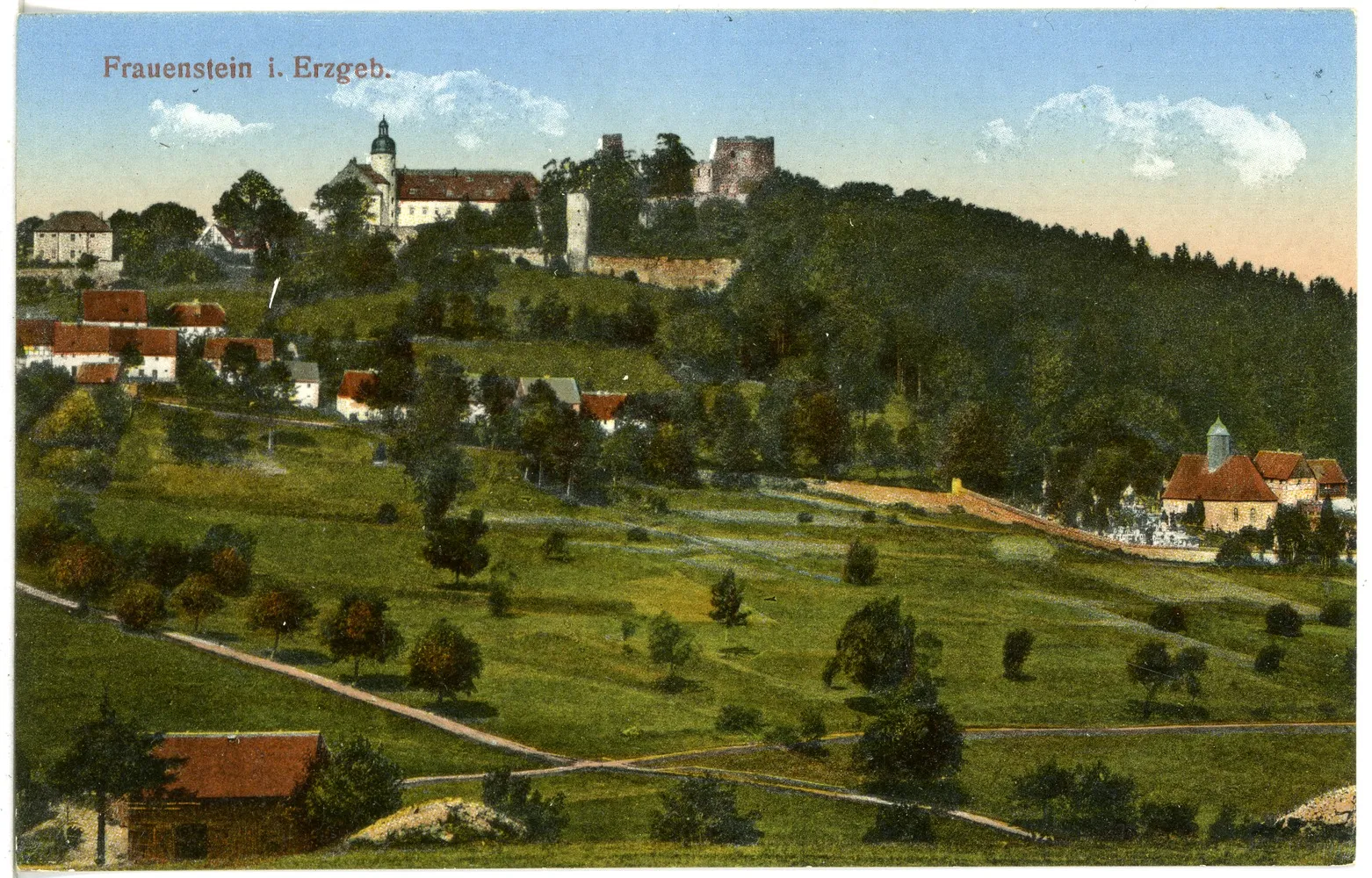 Photo showing: Frauenstein; Blick auf Frauenstein