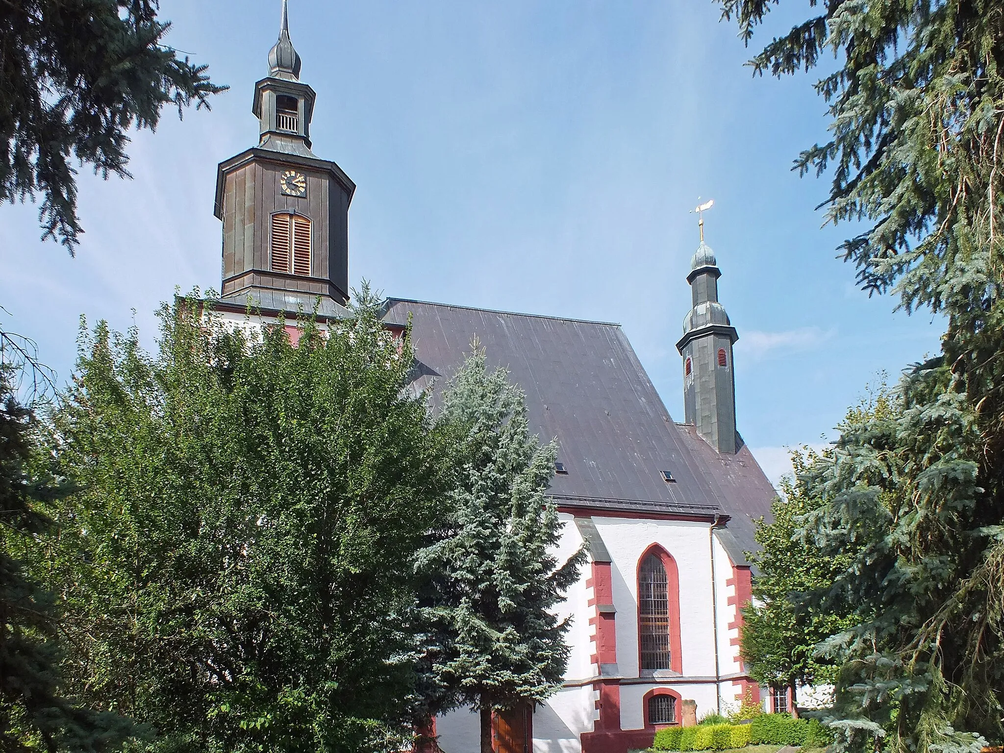 Photo showing: St. Annenkirche Seelitz, Südseite