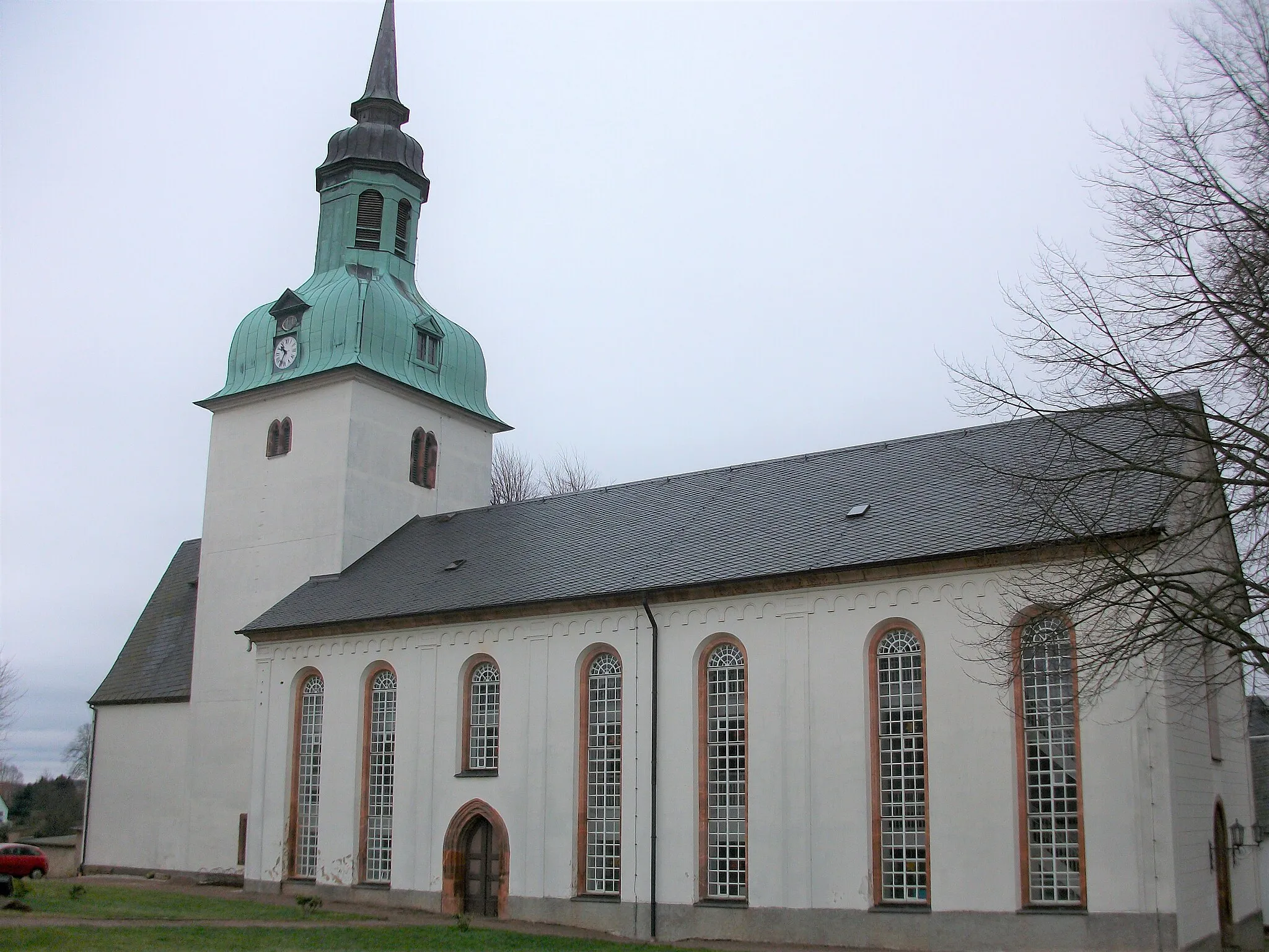 Photo showing: St.-Pankratius-Kirche Wiederau